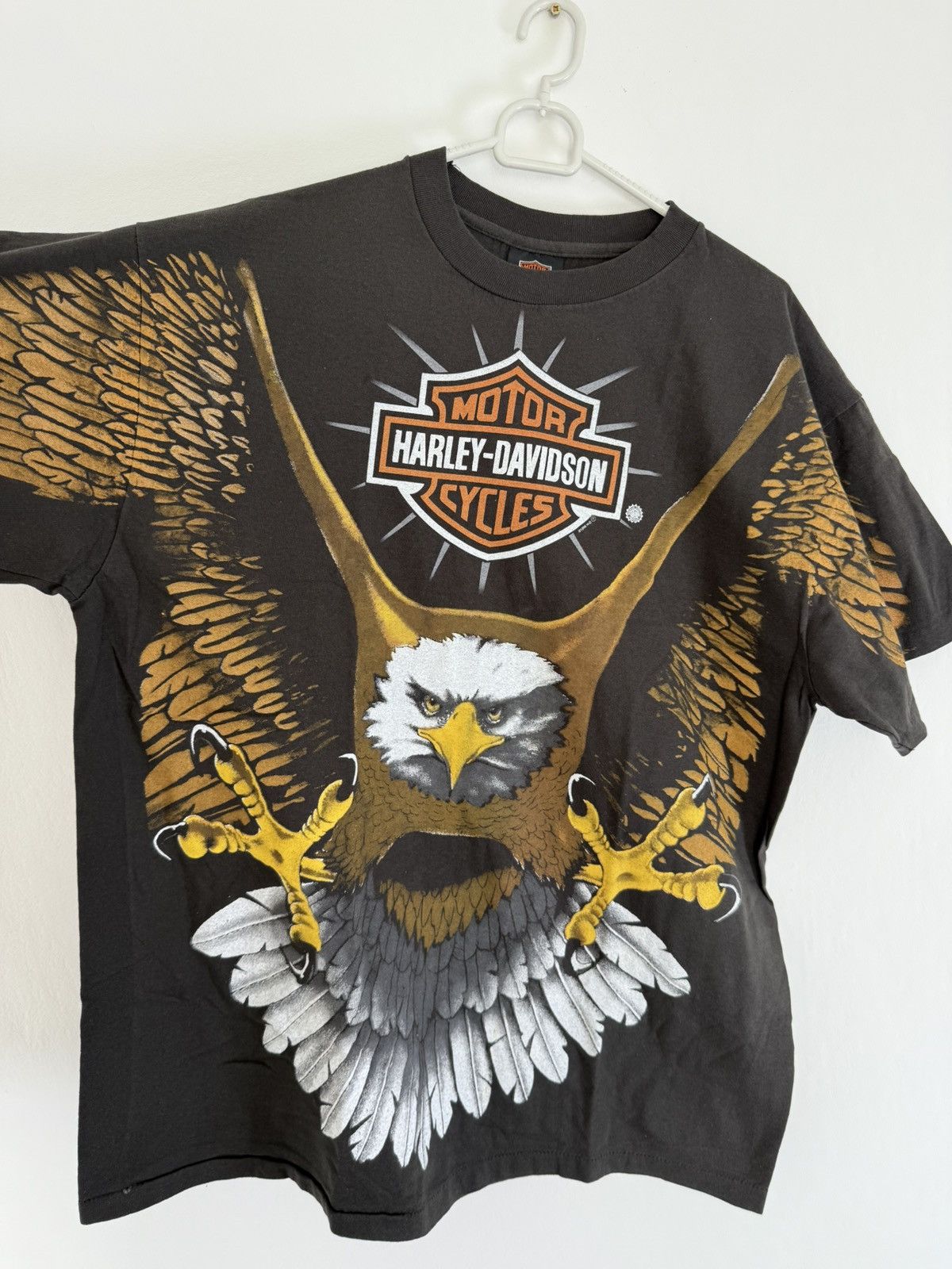 Vintage Harley Davidson vintage merch t shirt moto chopper tee Size US XL / EU 56 / 4 - 2 Thumbnail