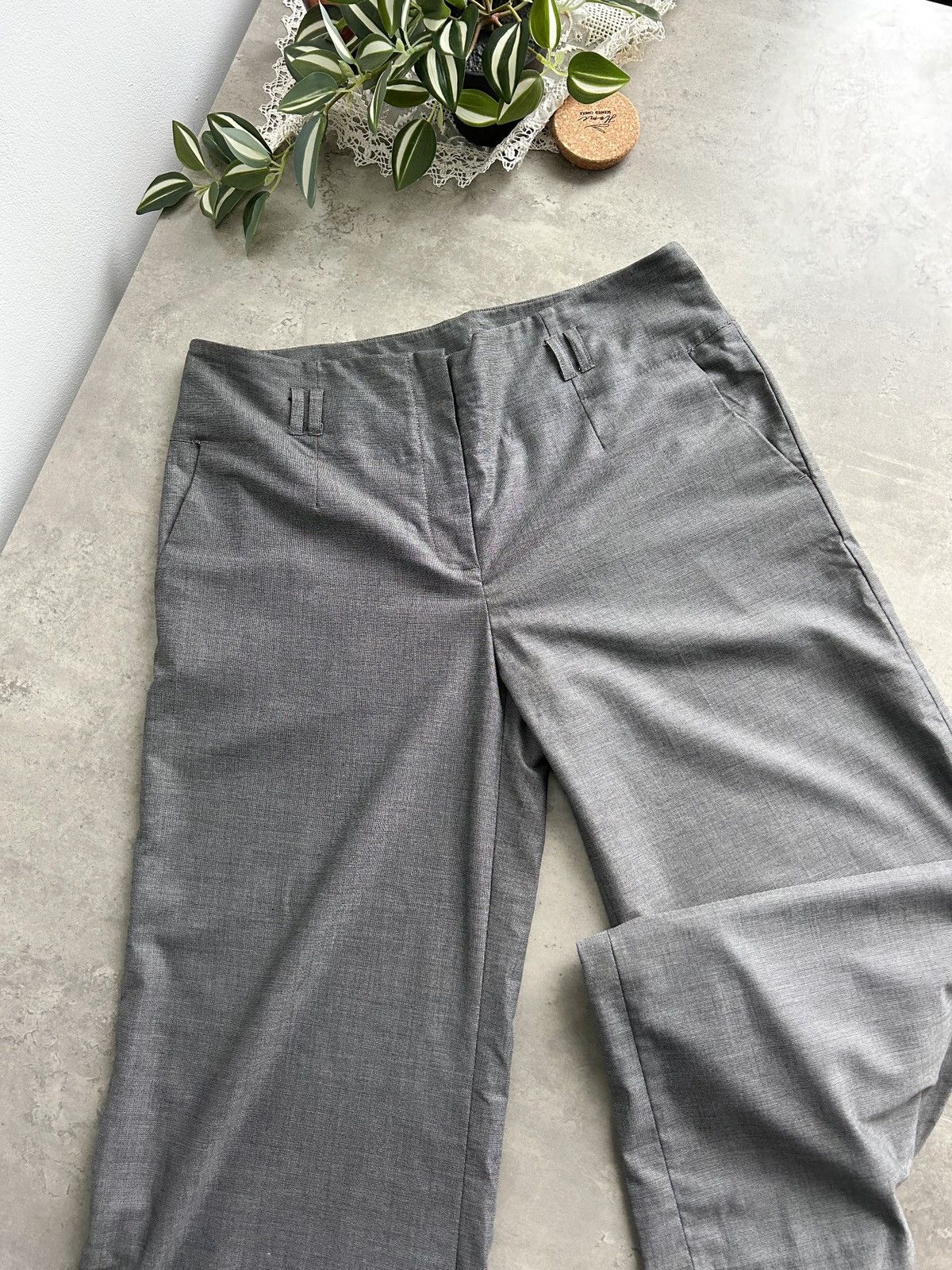 Vintage Vintage H&M low waist classic gray pants Y2K office siren Size 32" / US 10 / IT 46 - 7 Thumbnail
