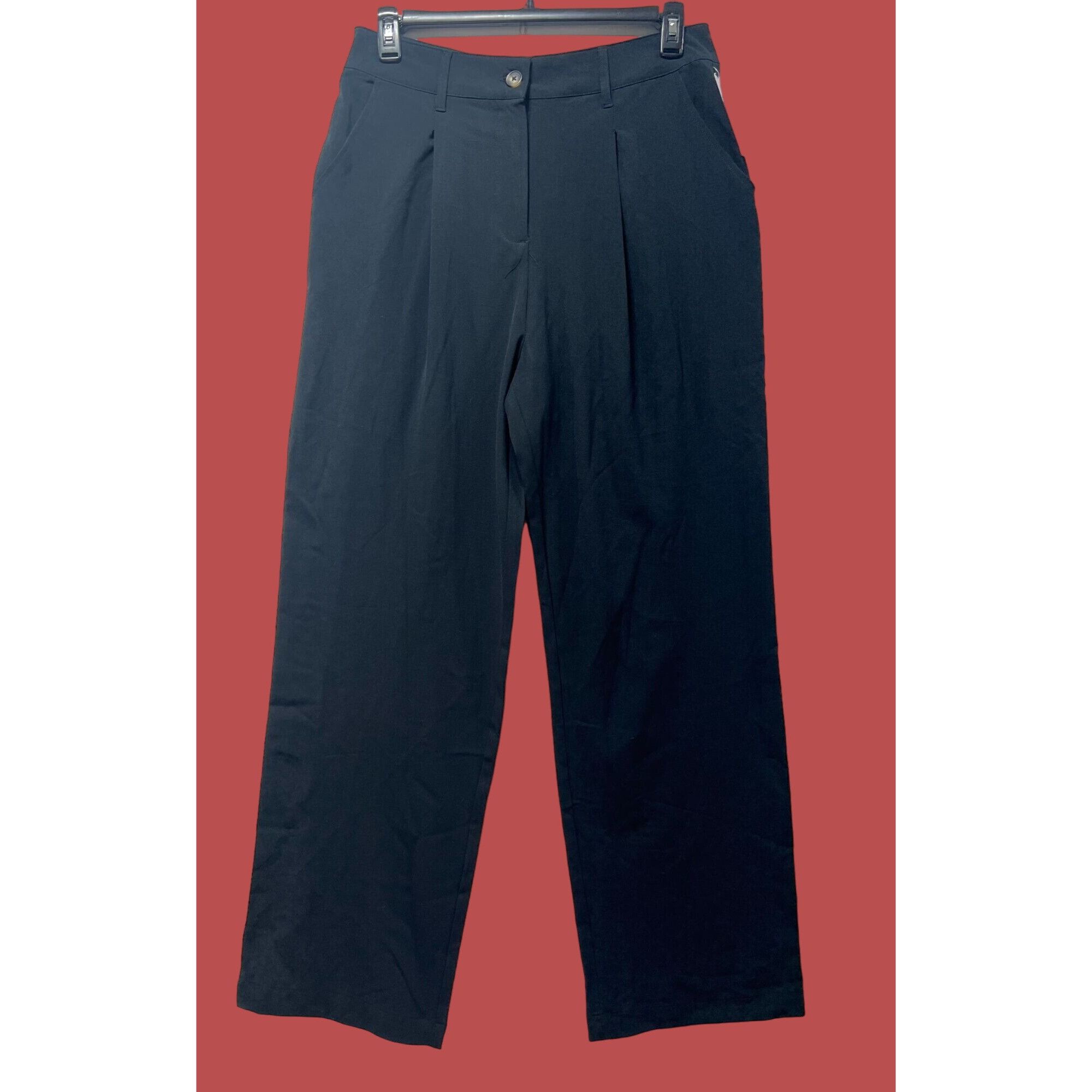 Other Wild Fable - Women's Wide Leg Trouser Pants - Black - 12 Size 34" / US 12 / IT 48 - 3 Thumbnail