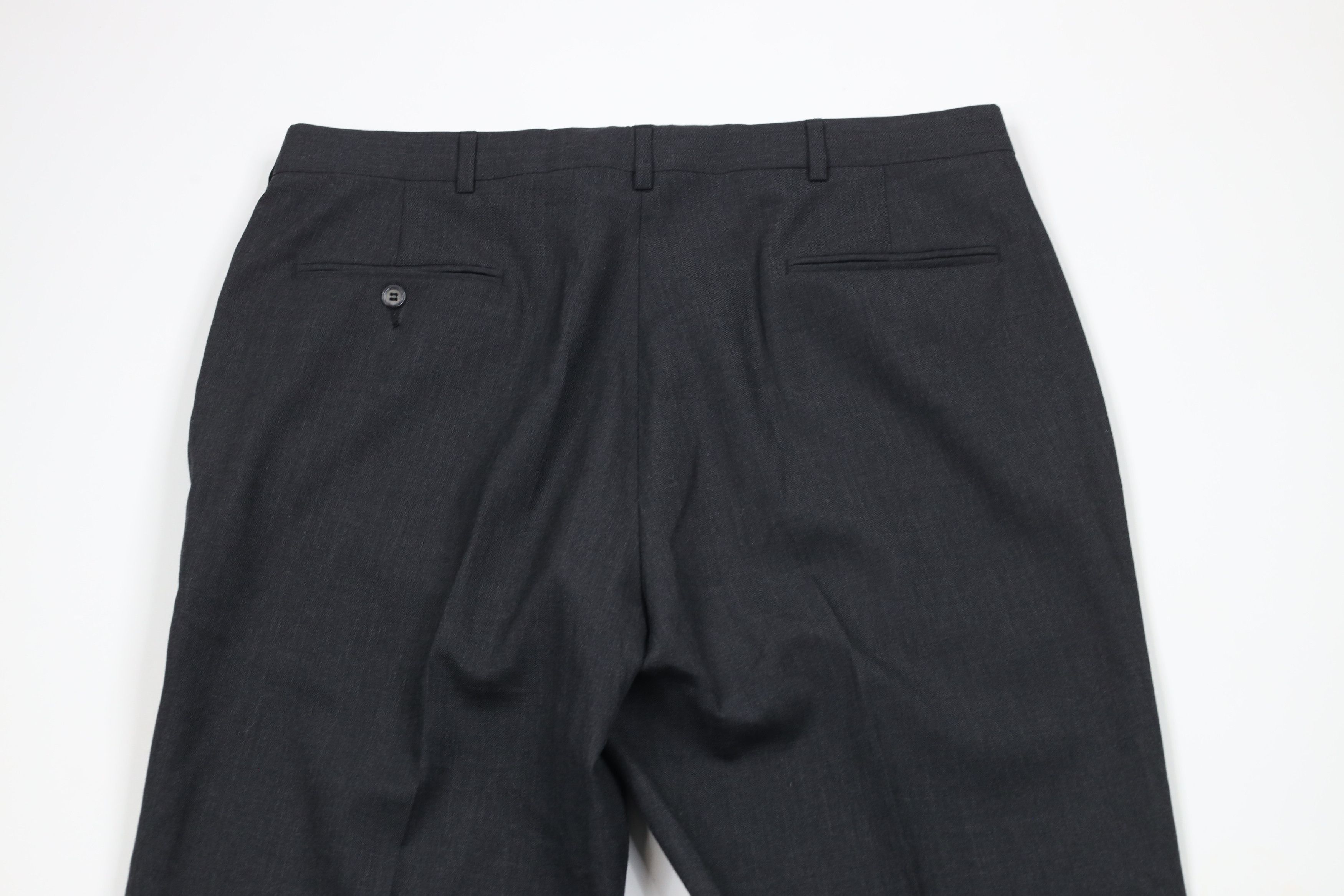 Vintage Vintage 90s Streetwear Wide Leg Chino Pants Charcoal Gray Size US 38 / EU 54 - 11 Thumbnail