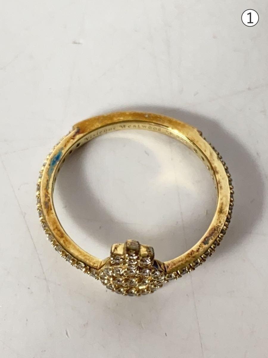 Vivienne Westwood Crystal Orb Ring Size ONE SIZE - 3 Thumbnail