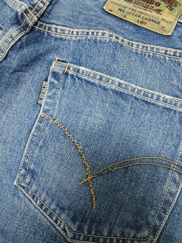 Blue Blue Japan Blue Blue Japan x Iron Heart x HR Market Blue Denim Jeans Size US 30 / EU 46 - 10 Thumbnail