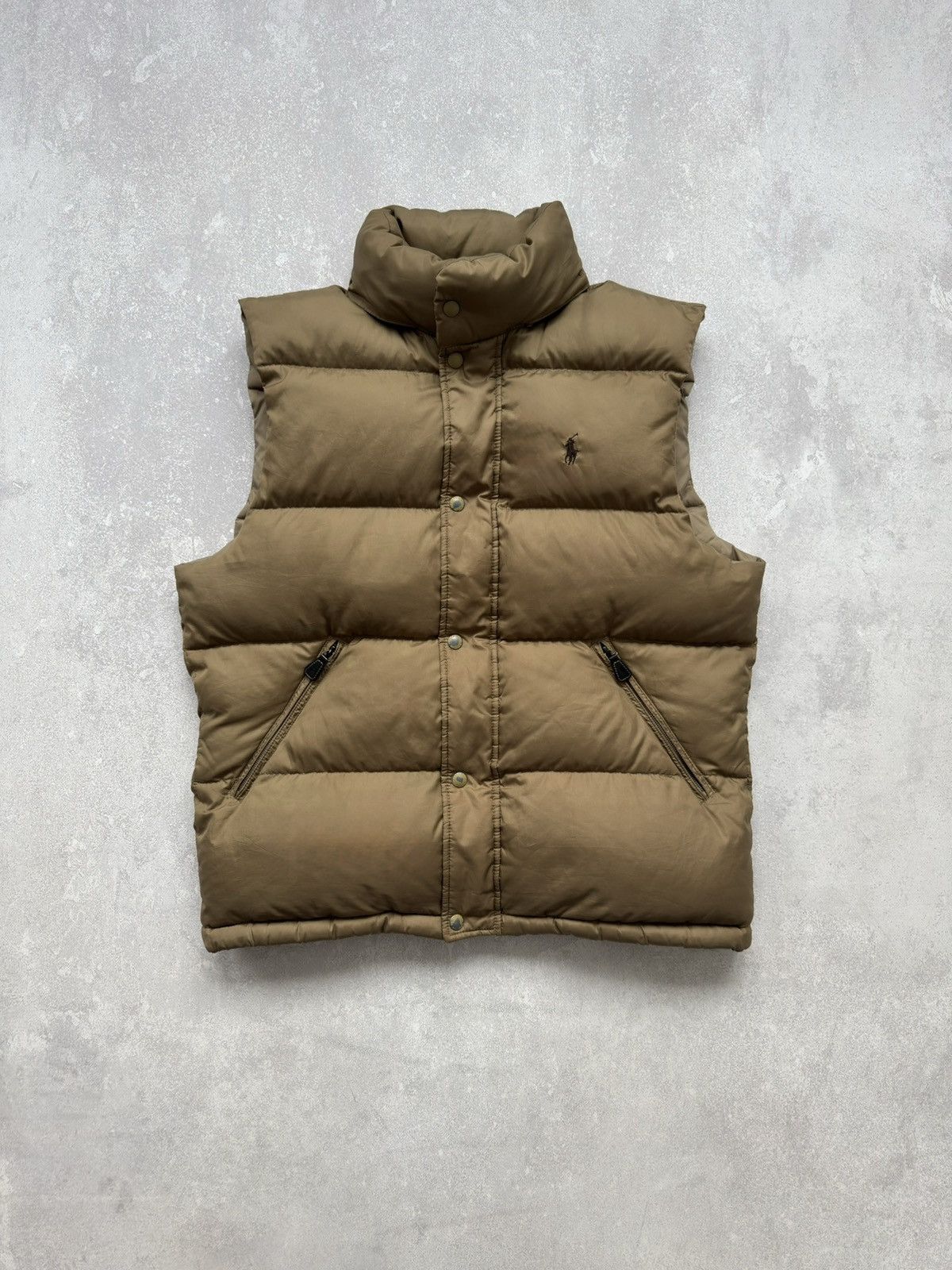 Polo Ralph Lauren × Vintage Vintage Polo Ralph Lauren Puffer Vest Hooded Jacket Logo 00s Size US M / EU 48-50 / 2 - 2 Thumbnail