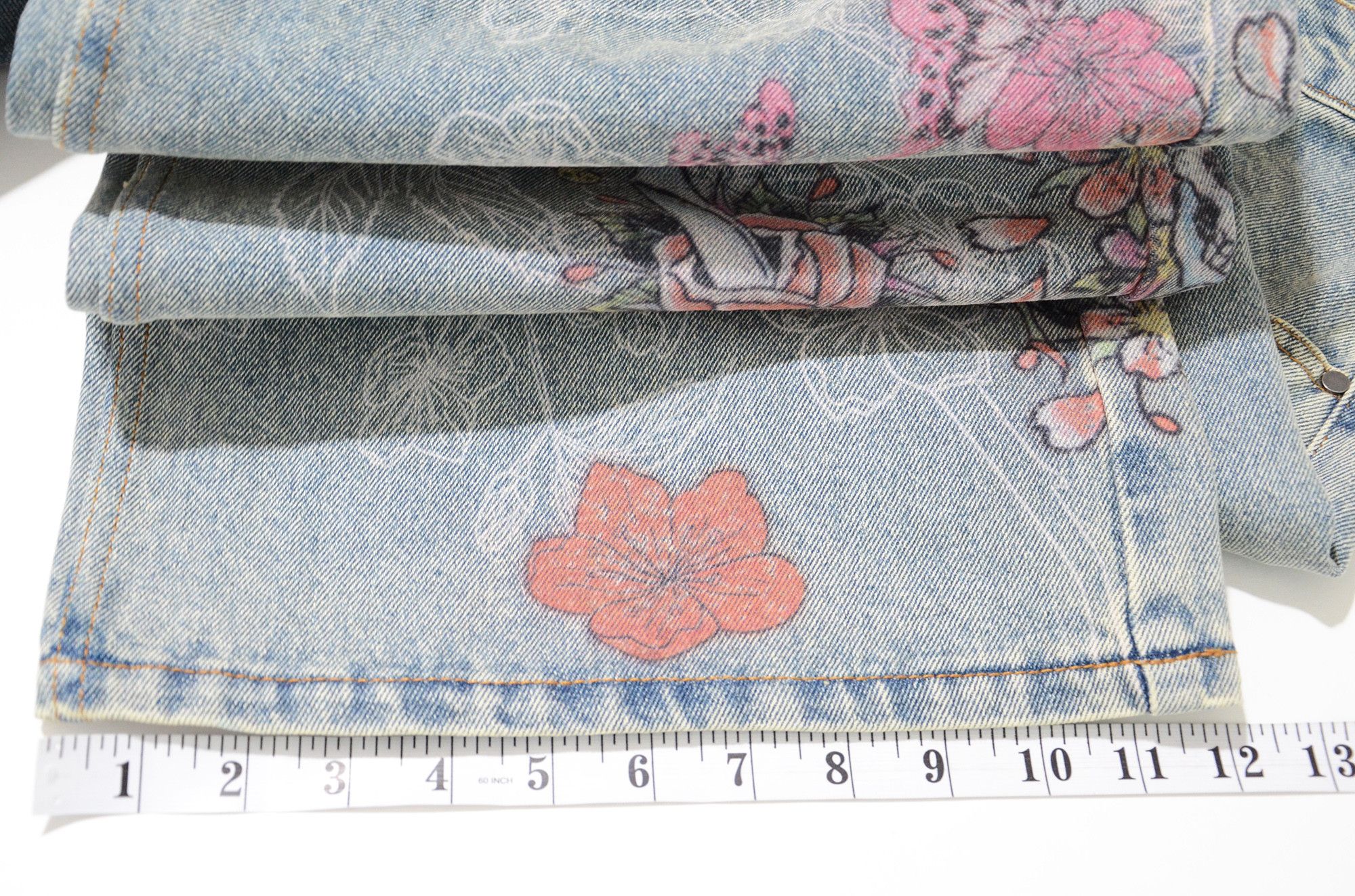 Ed Hardy [Tiny Flaw & Wrong Size Tag] Ed Hardy Jeans Wide Leg Size US 31 - 18 Thumbnail