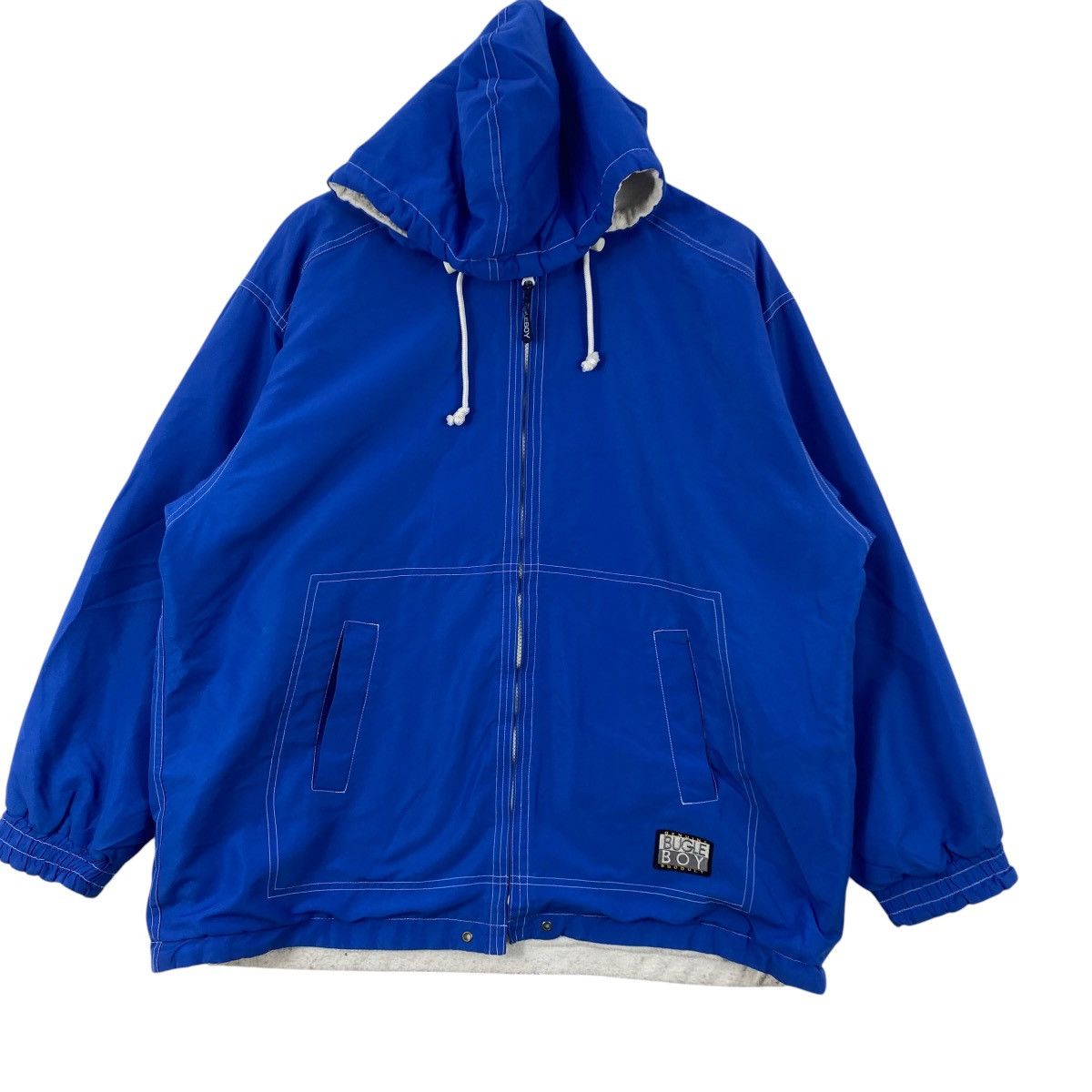 Bugle Boy Vintage BUGLE BOY Hooded Jacket Windbreaker Oversized Size US XL / EU 56 / 4 - 4 Thumbnail