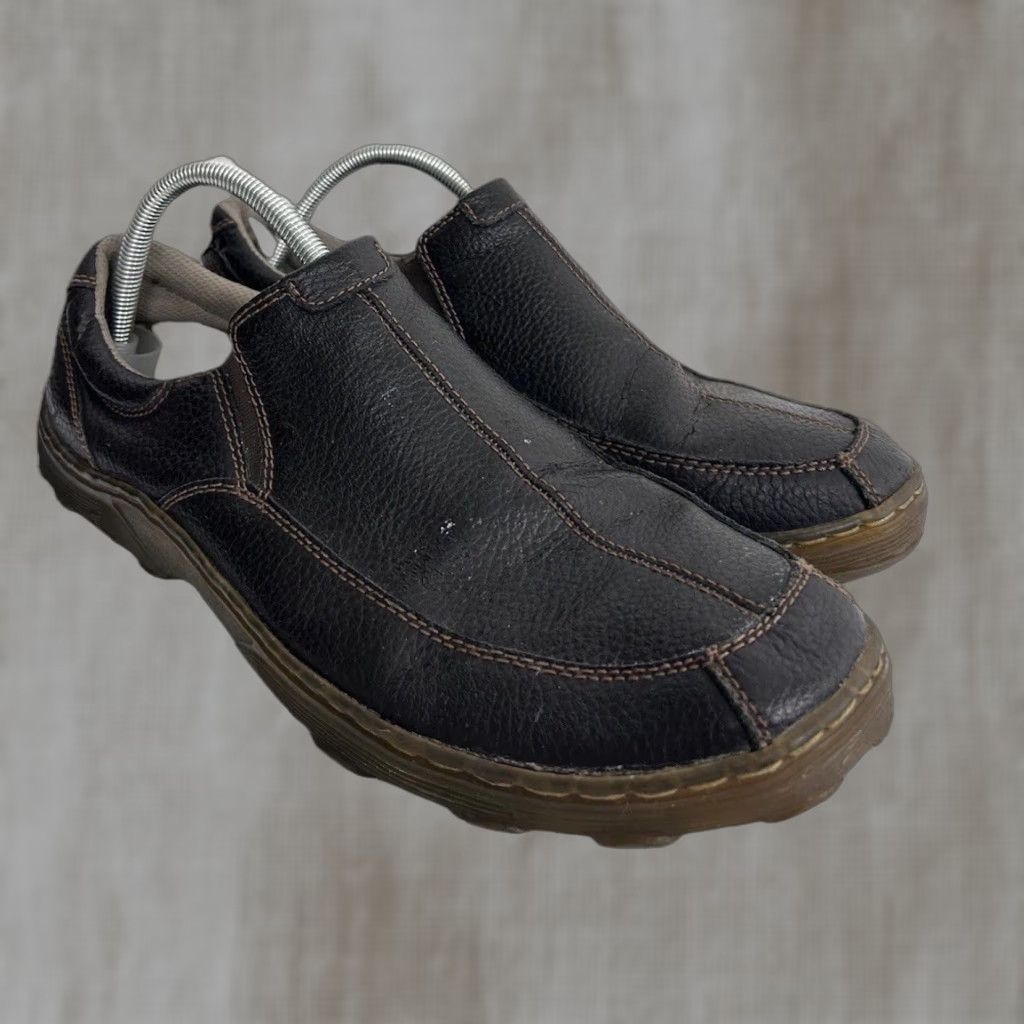 Dr. Martens DR MARTENS Carlton Brown 11 M Men Gore Leather Slip-On Loafers Size US 11 / EU 44 - 1 Thumbnail