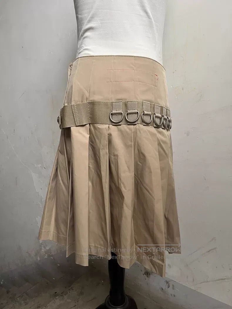 Junya Watanabe Junya Watanabe size S Khaki Pleated Skirt Size 23" - 6 Thumbnail