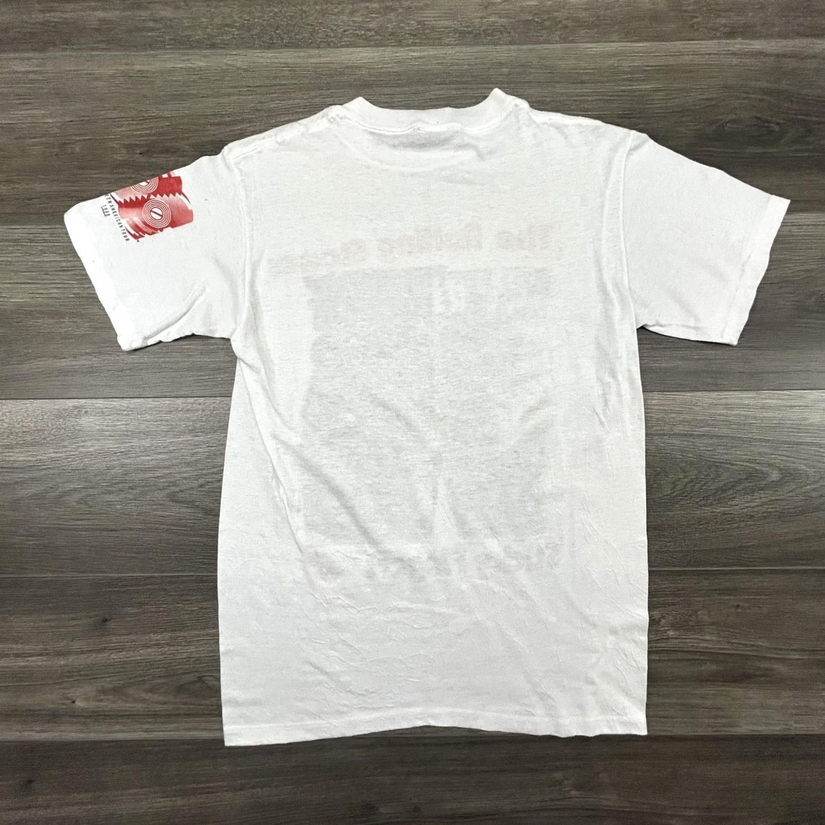 Vintage VINTAGE The Rolling Stones Shirt Mens Small White 1989 Tour Sticky Fingers Rock Concert 80s USA T-Shirt Size US S / EU 44-46 / 1 - 2 Thumbnail