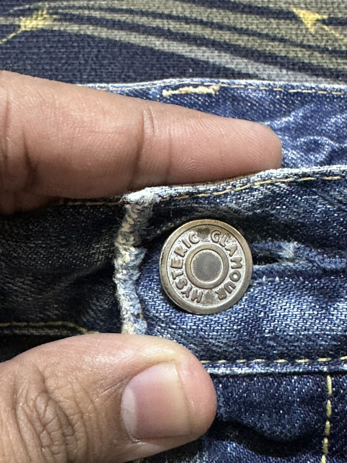 Hysteric Glamour Vintage Hysteric Glamour Flare Studded Distressed Denim Size US 30 / EU 46 - 9 Thumbnail