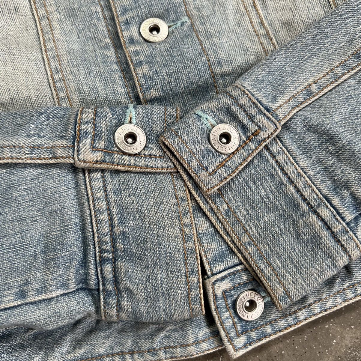 Hysteric Glamour 2000s Angle Blue Super Label Denim Jacket Size US XS / EU 42 / 0 - 8 Thumbnail