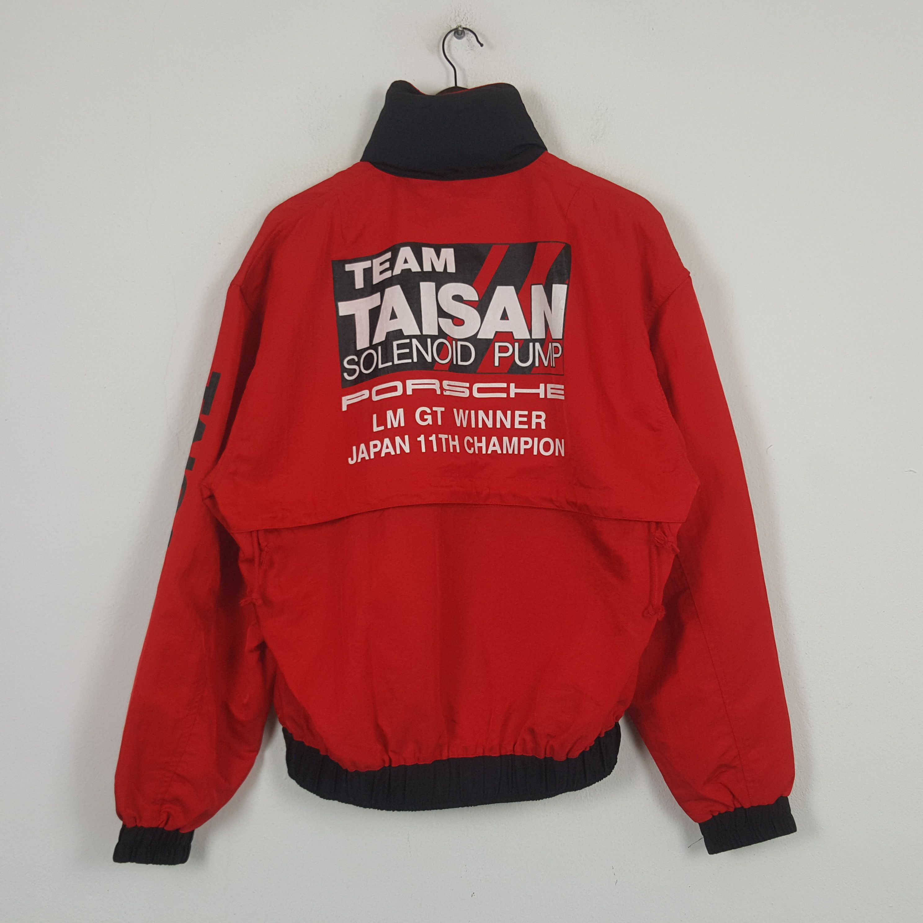Vintage Porsche Team Taisan Sport Bomber Jacket