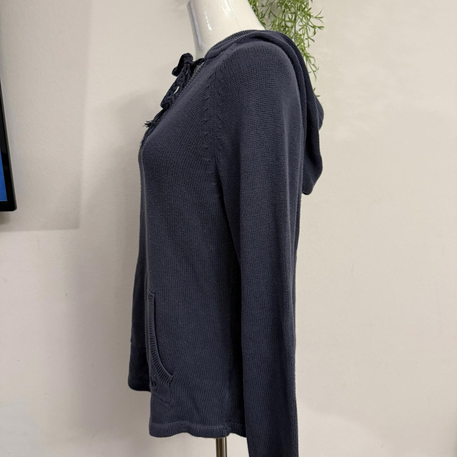 Other Y2k Grunge Navy Roxy Pullover Sweater Knit Medium Size M / US 6-8 / IT 42-44 - 2 Thumbnail