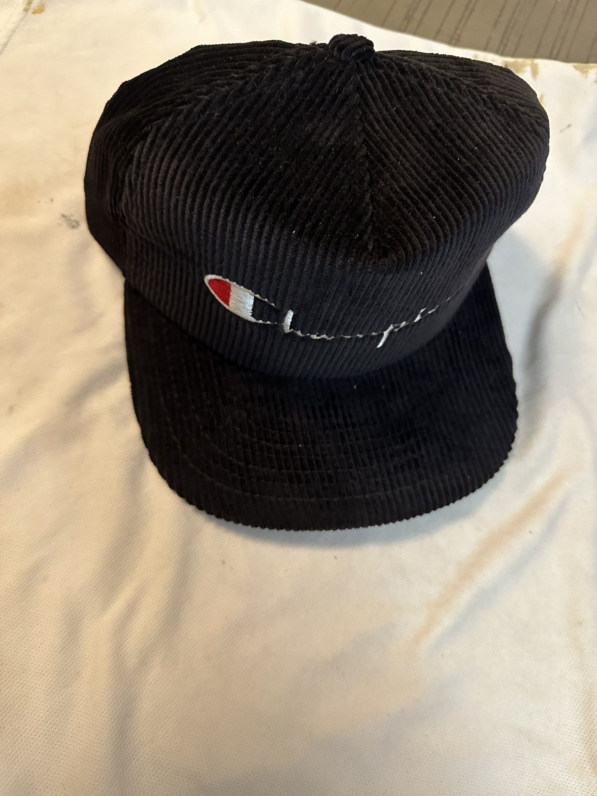 Champion Vintage New Era Champion Hat Corduroy 1990s Size ONE SIZE - 1 Thumbnail
