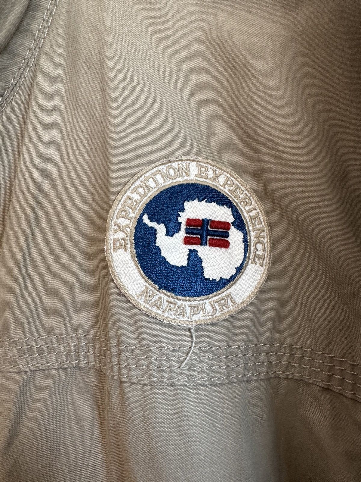 Napapijri Napapijri light jacket outdoor windbraker beige Size US XXL / EU 58 / 5 - 5 Thumbnail