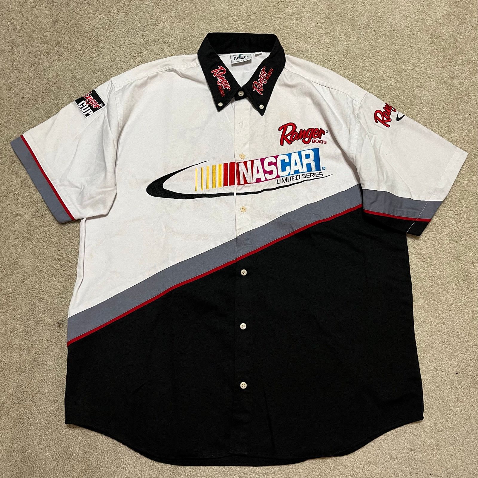 NASCAR Vintage NASCAR Racing Double Sided Embroidered Polo Shirt XL Size US XL / EU 56 / 4 - 1 Thumbnail