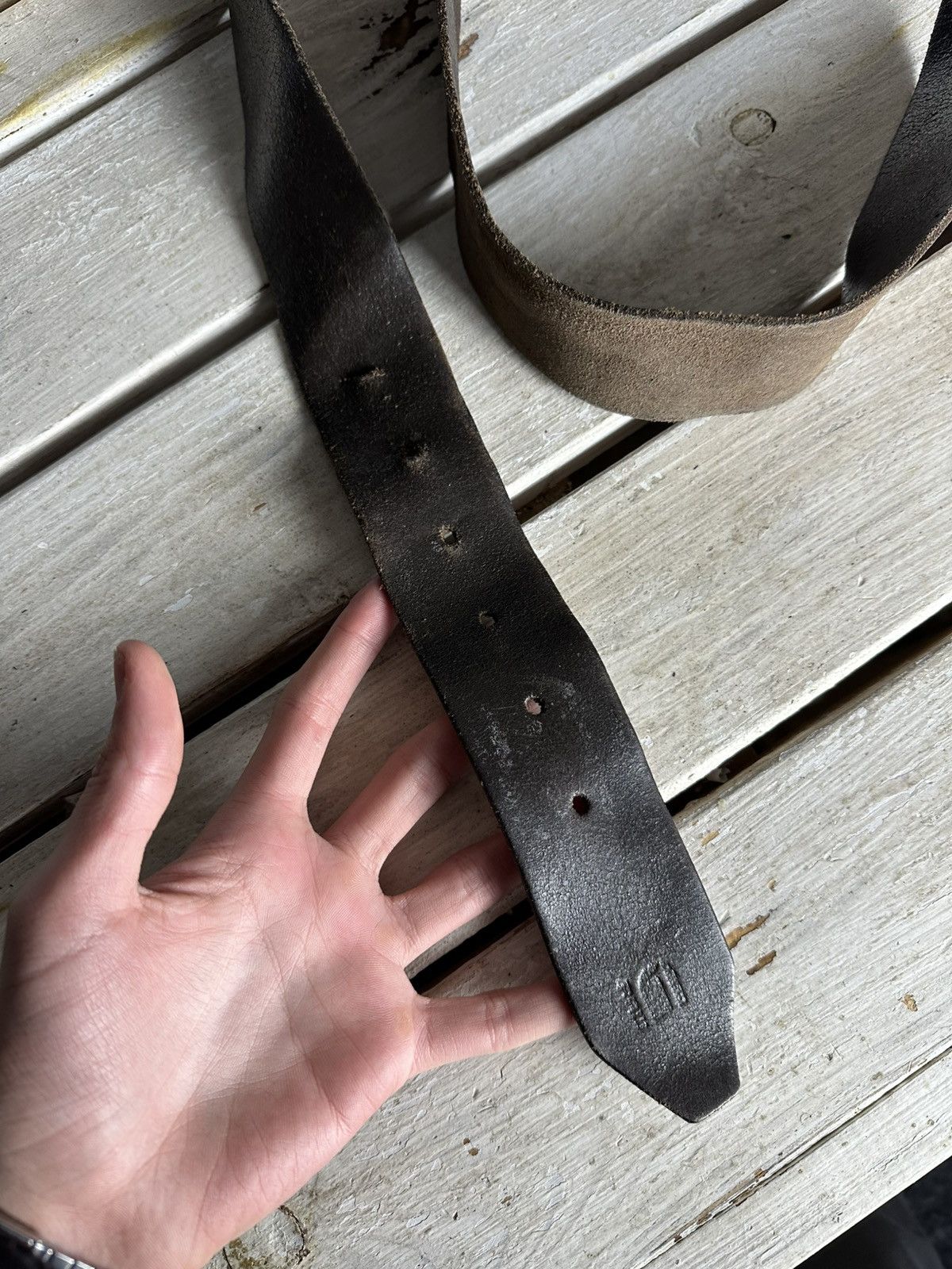 G-Star RARE🚨 G-STAR RAW VINTAGE LEATHER BELT BUCKLE Y2K Size ONE SIZE - 7 Thumbnail