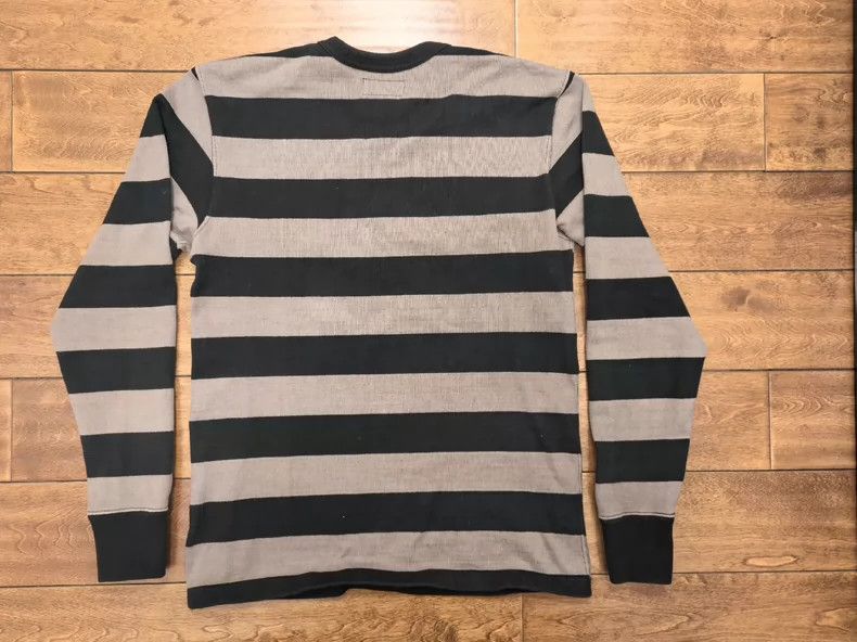 Iron Heart Iron heart Heavy striped T-shirt undershirt long-sleeved vi Size US M / EU 48-50 / 2 - 2 Thumbnail
