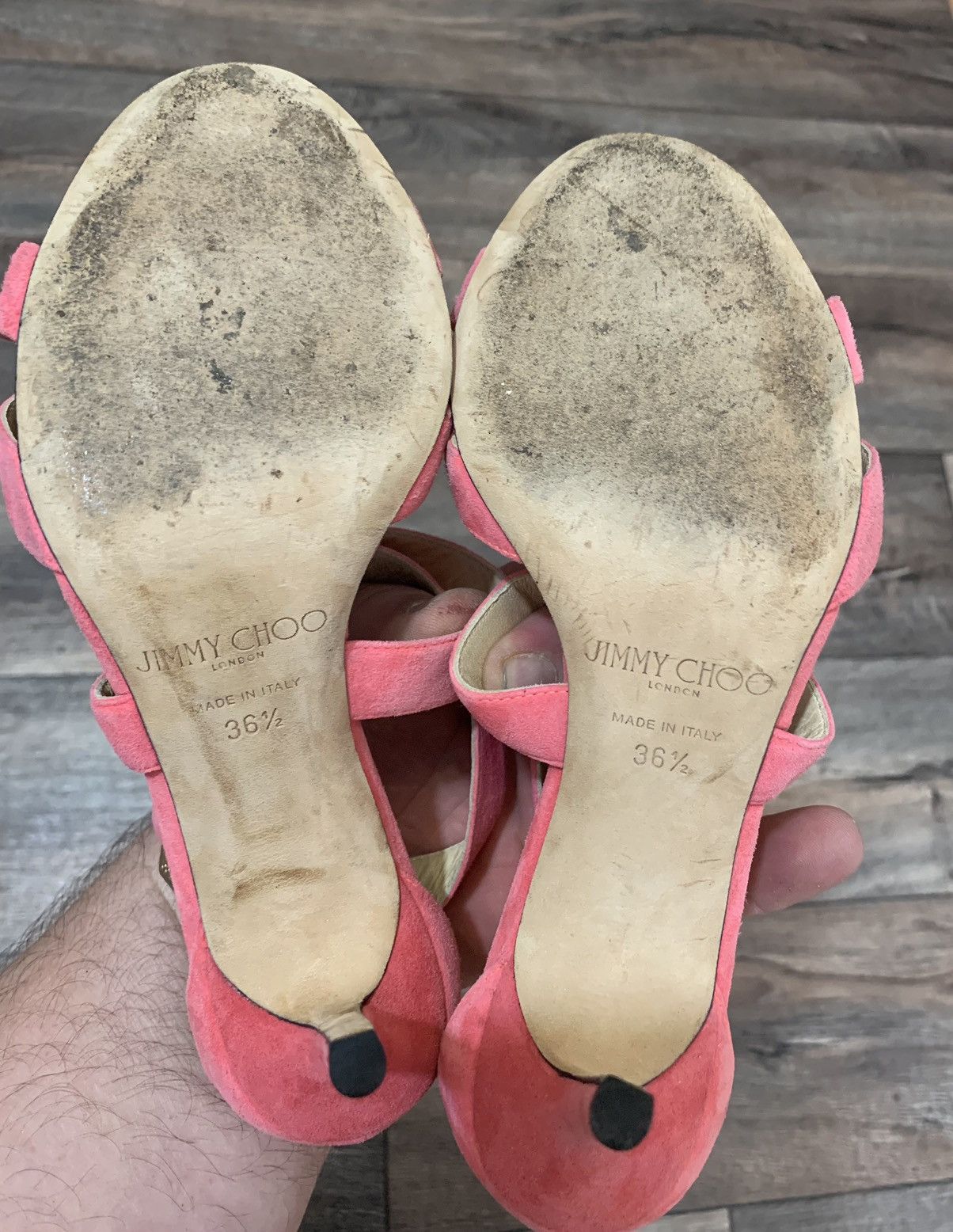 Jimmy Choo Jimmy Choo Suede Pink Heels Shoes Made in Italy US5,5 Size US 5.5 / IT 35.5 - 7 Thumbnail