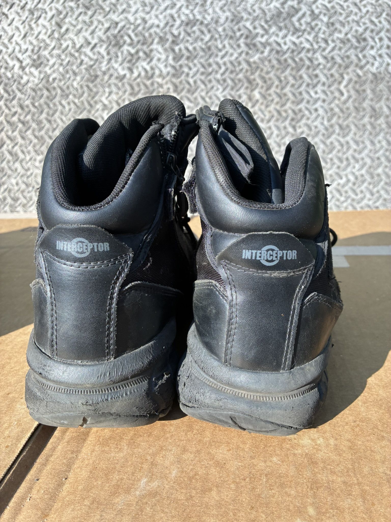 Other Interceptor Zippered 6" Soft Toe Tactical Boots Military Size US 11 / EU 44 - 3 Thumbnail