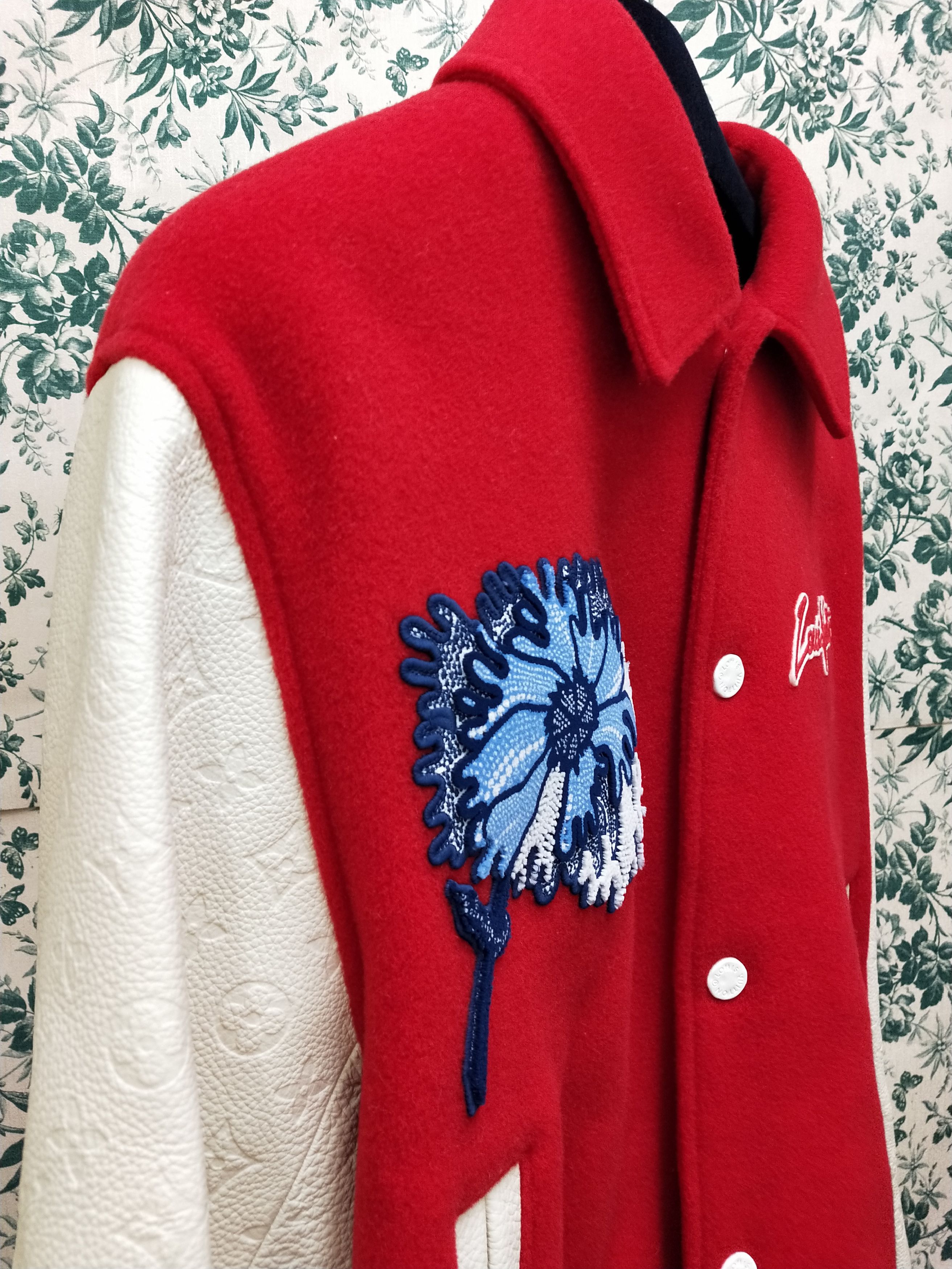 Louis Vuitton YK Flower Varsity Jacket Size US M / EU 48-50 / 2 - 4 Thumbnail
