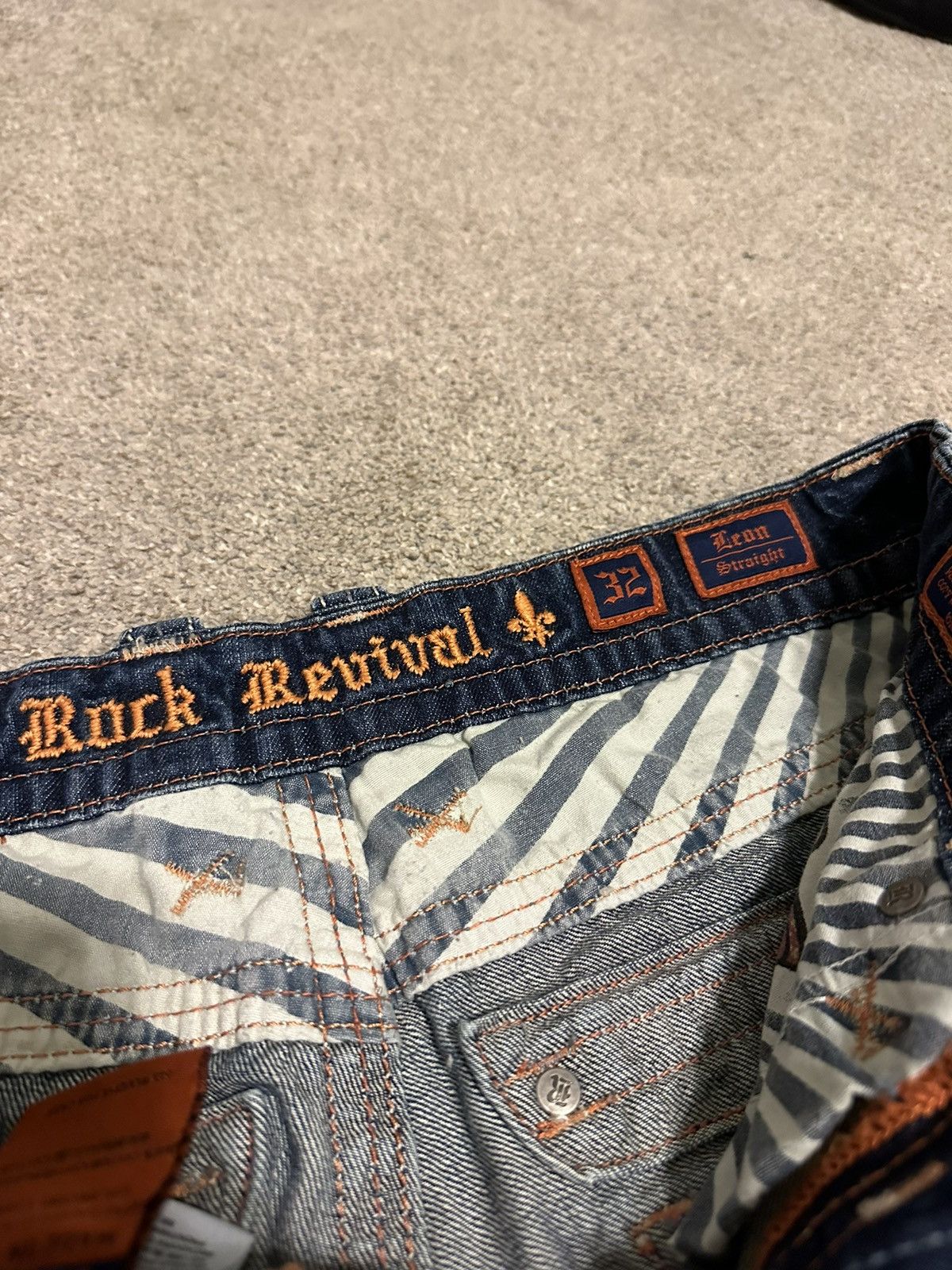 Ed Hardy True Religion Style Y2K Rock Revival Jeans Size US 32 / EU 48 - 2 Thumbnail