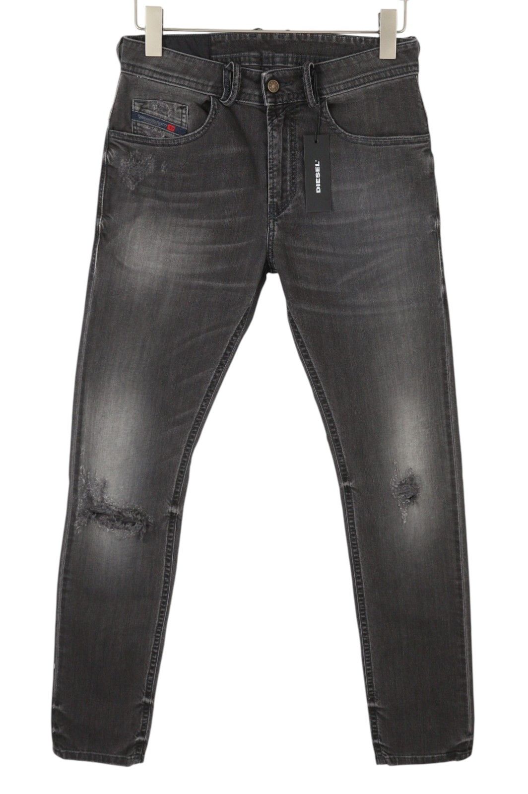 THOMMER 069BH W28/L32 Black Faded Slim Skinny Jeans 89127