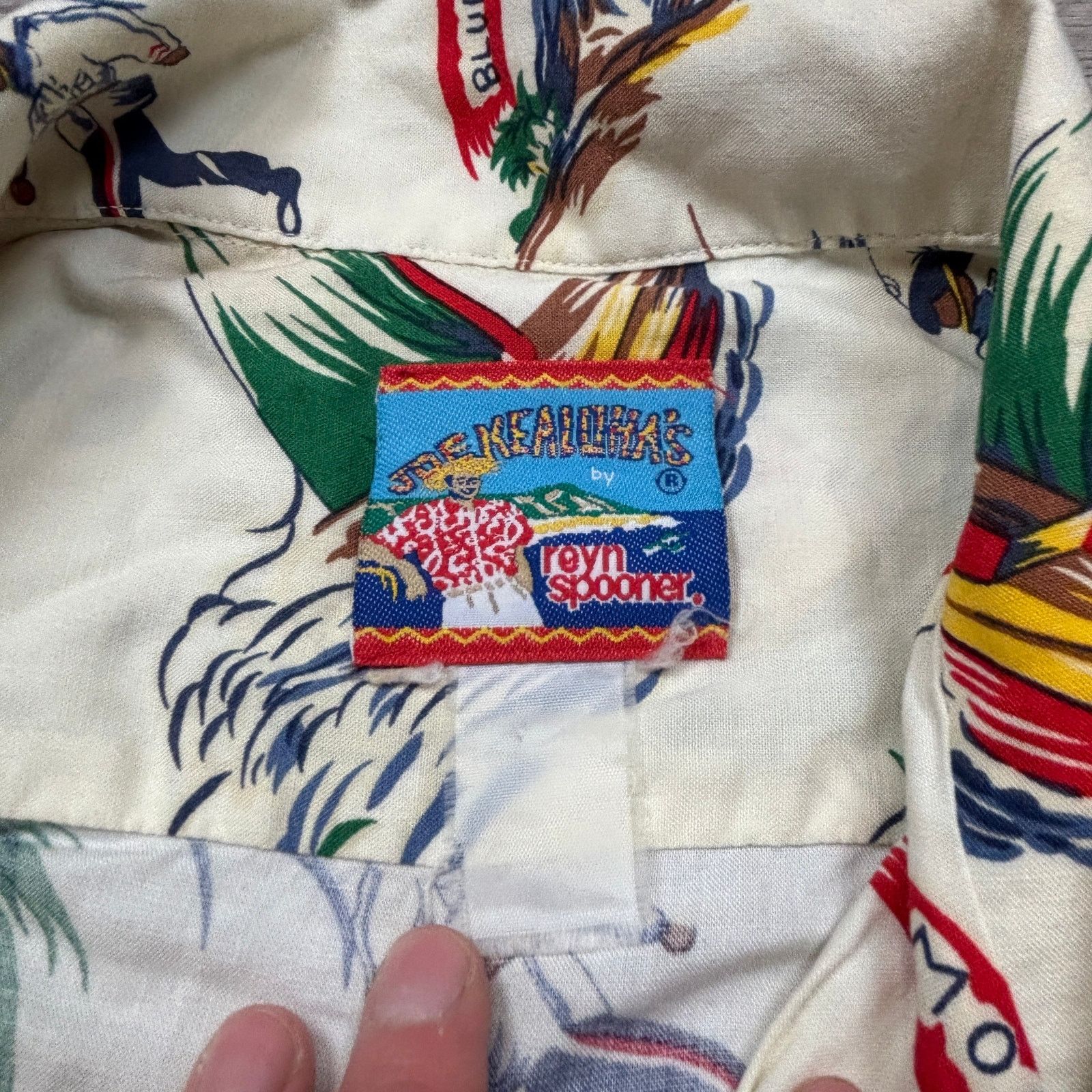 Reyn Spooner Vintage 90s Reyn Spooner Joe Kealoha Hawaiian Shirt Mens 2XL Size US XXL / EU 58 / 5 - 4 Thumbnail