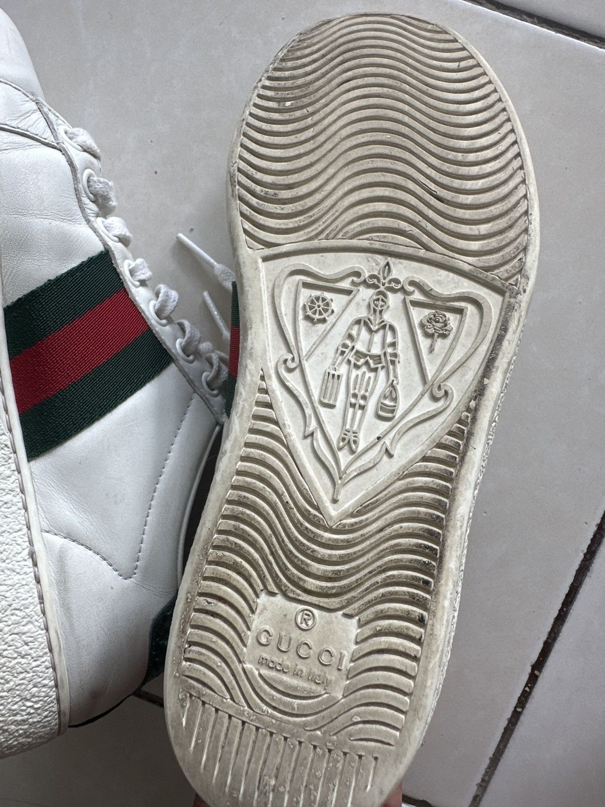 Gucci Gucci Japan Limited pearl low top sneakers Size US 7.5 / IT 37.5 - 9 Thumbnail