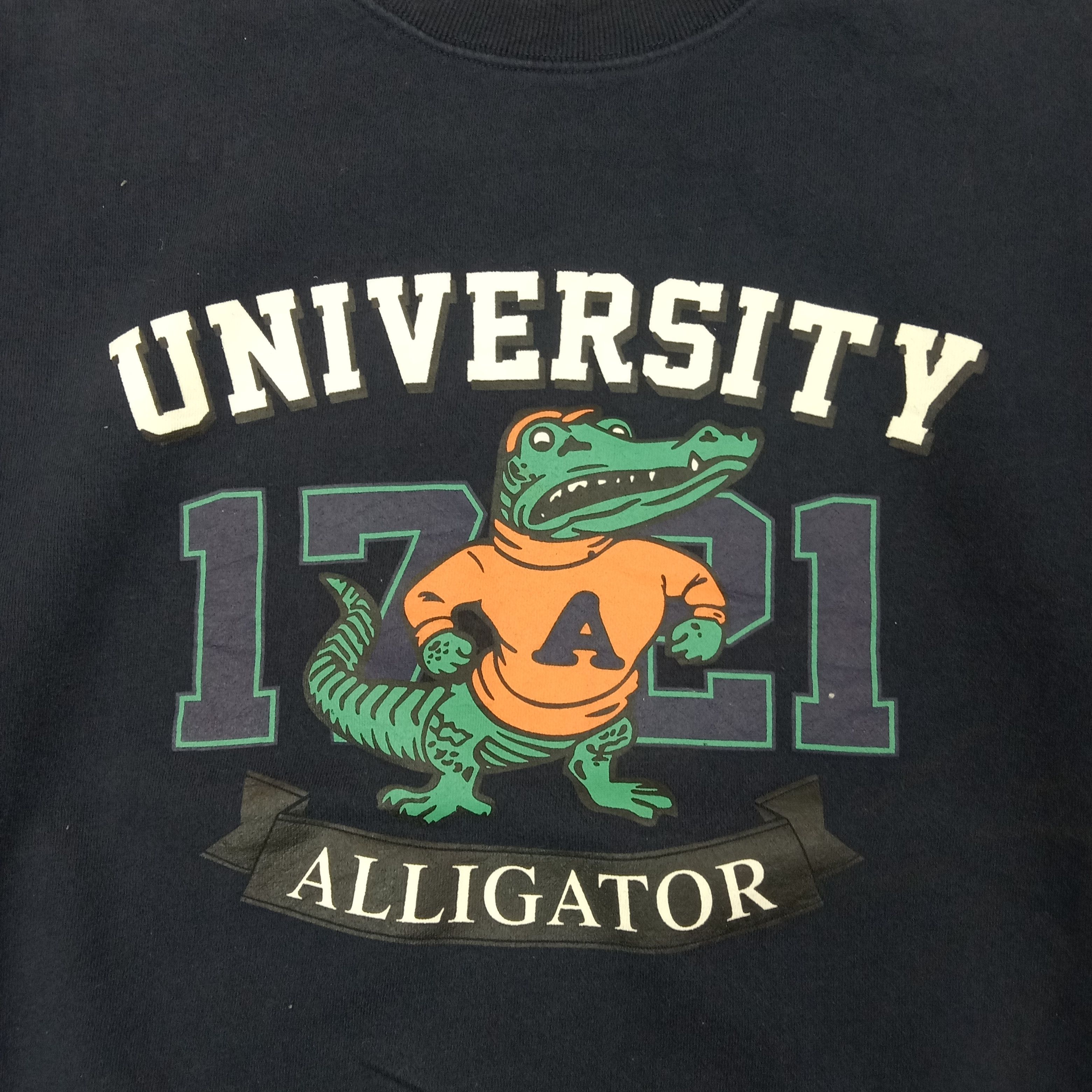 Vintage University Of Aligator Sport Style Sweatshirt C248N28 Size US L / EU 52-54 / 3 - 2 Thumbnail