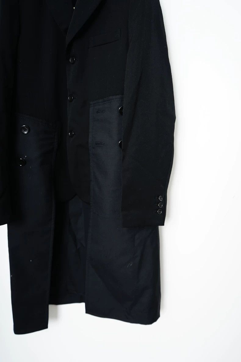 Comme des Garcons Comme Des Garcons Knife cut paneled midi wool blazer Size S / US 4 / IT 40 - 6 Thumbnail