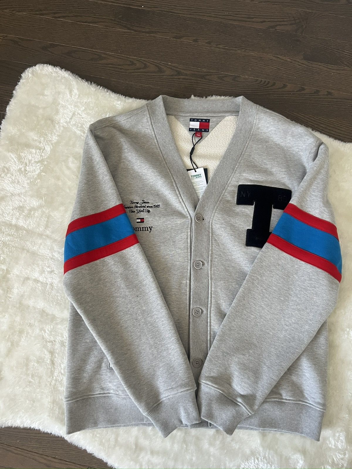 Tommy Hilfiger Grey Tommy Hilfiger sweater Size US L / EU 52-54 / 3 - 7 Thumbnail