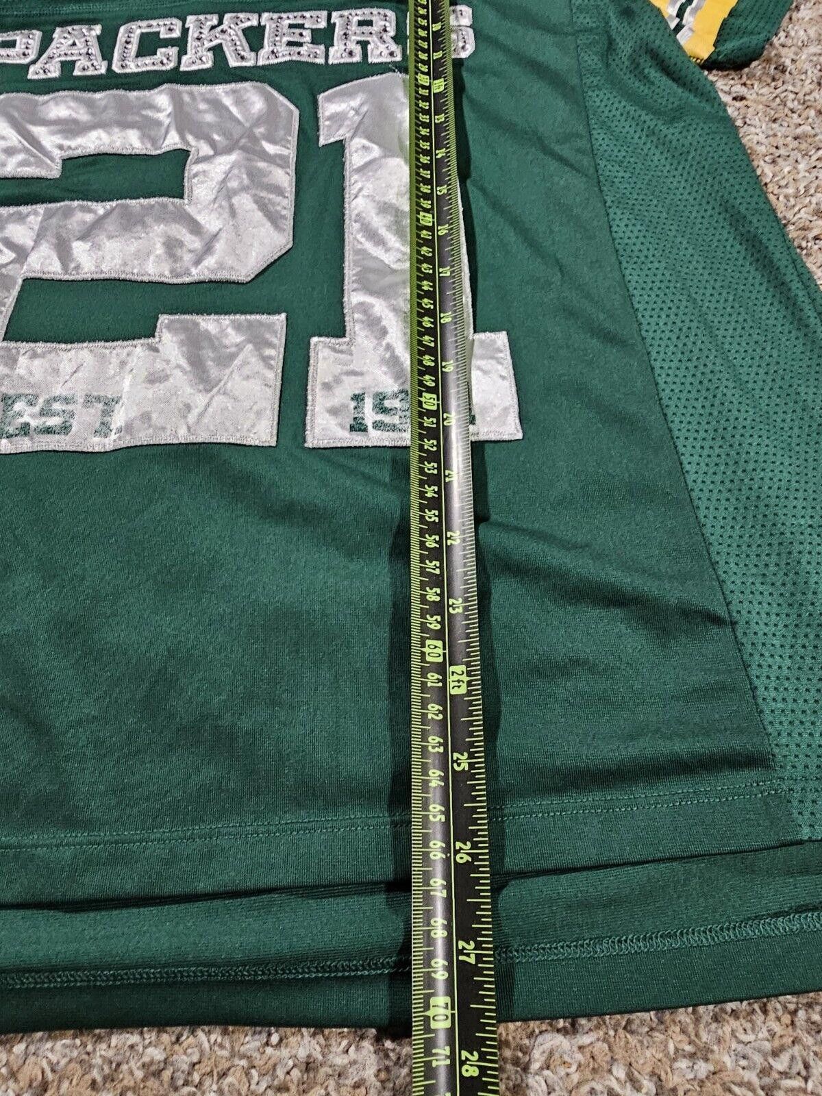 Designer Victoria’s Secret Pink Fifth & Ocean Green Packers Jersey L Size ONE SIZE - 5 Thumbnail