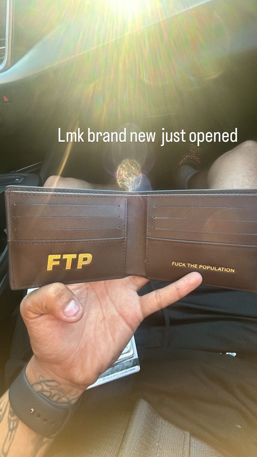 Fuck The Population Ftp wallet Size ONE SIZE - 1 Thumbnail