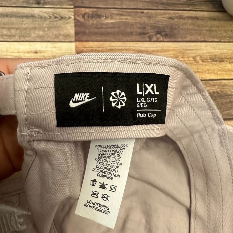 Nike Nike Unisex Club Unstructured Just Do It Cap NWT L/XL Violet Size ONE SIZE - 9 Thumbnail