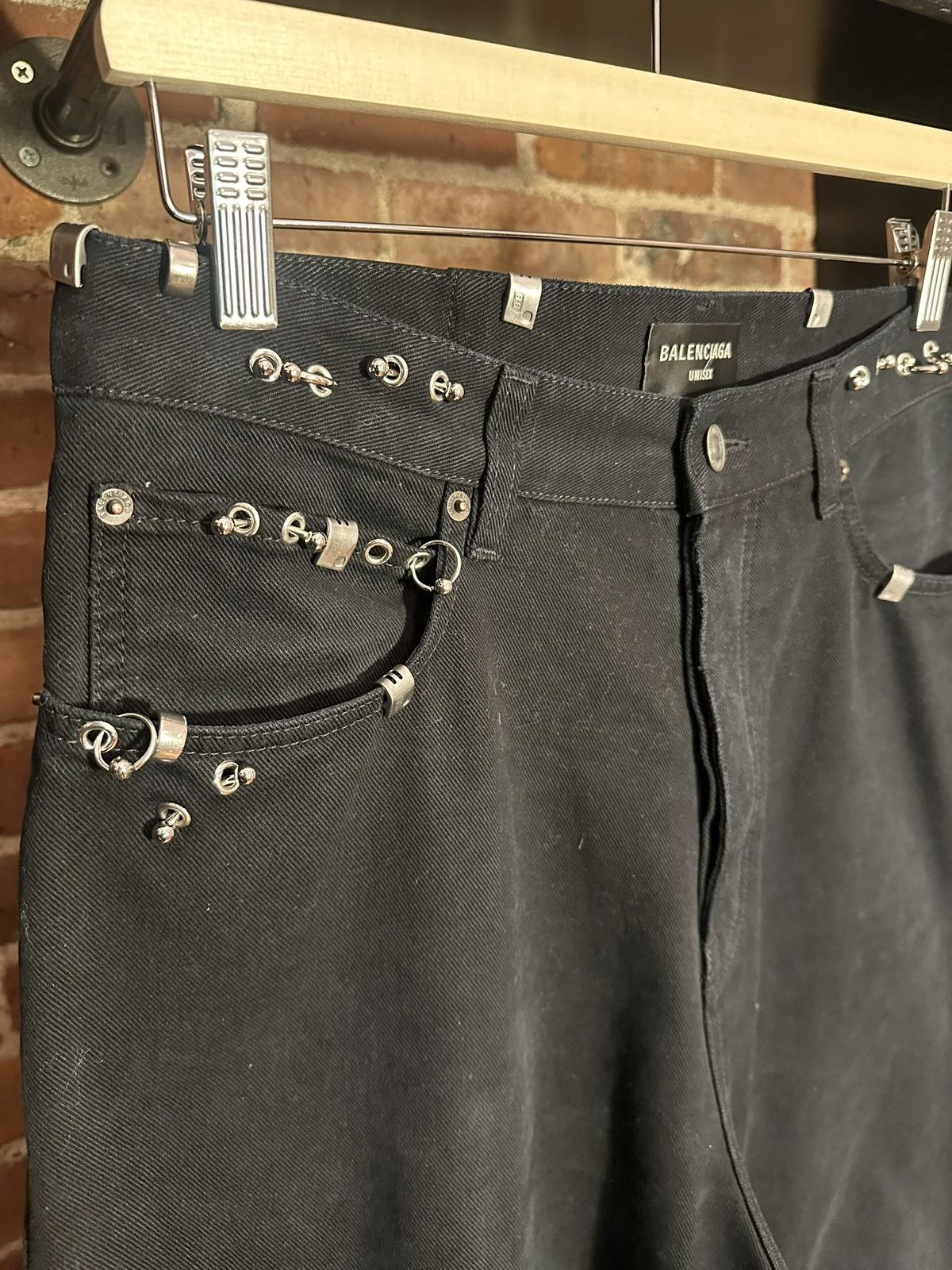 Balenciaga SS/24 Balenciaga Pierced Denim Size US 30 / EU 46 - 3 Thumbnail