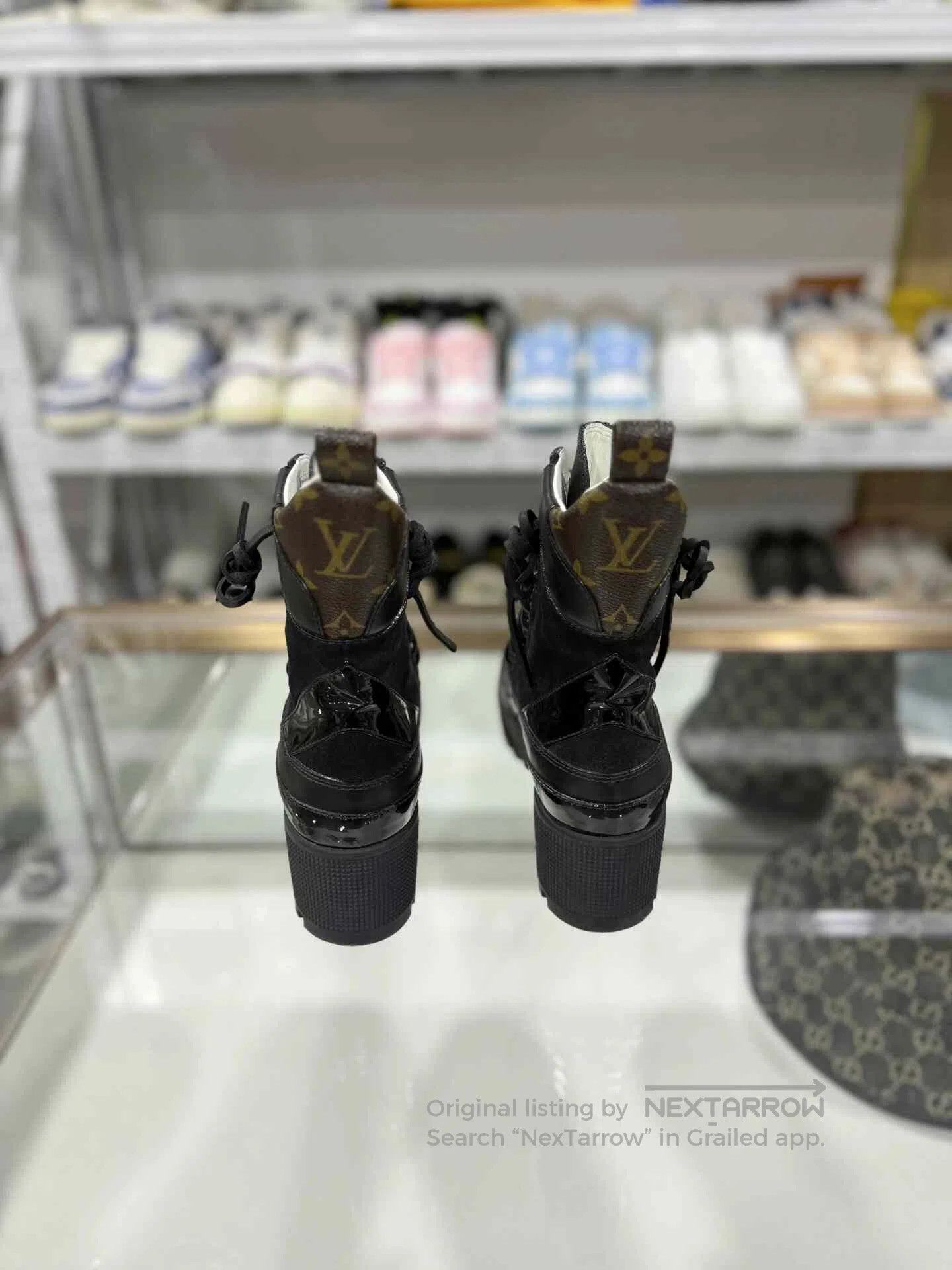 Louis Vuitton Louis Vuitton Monogram Zip Ankle Boots. Size US 6 / IT 36 - 3 Thumbnail