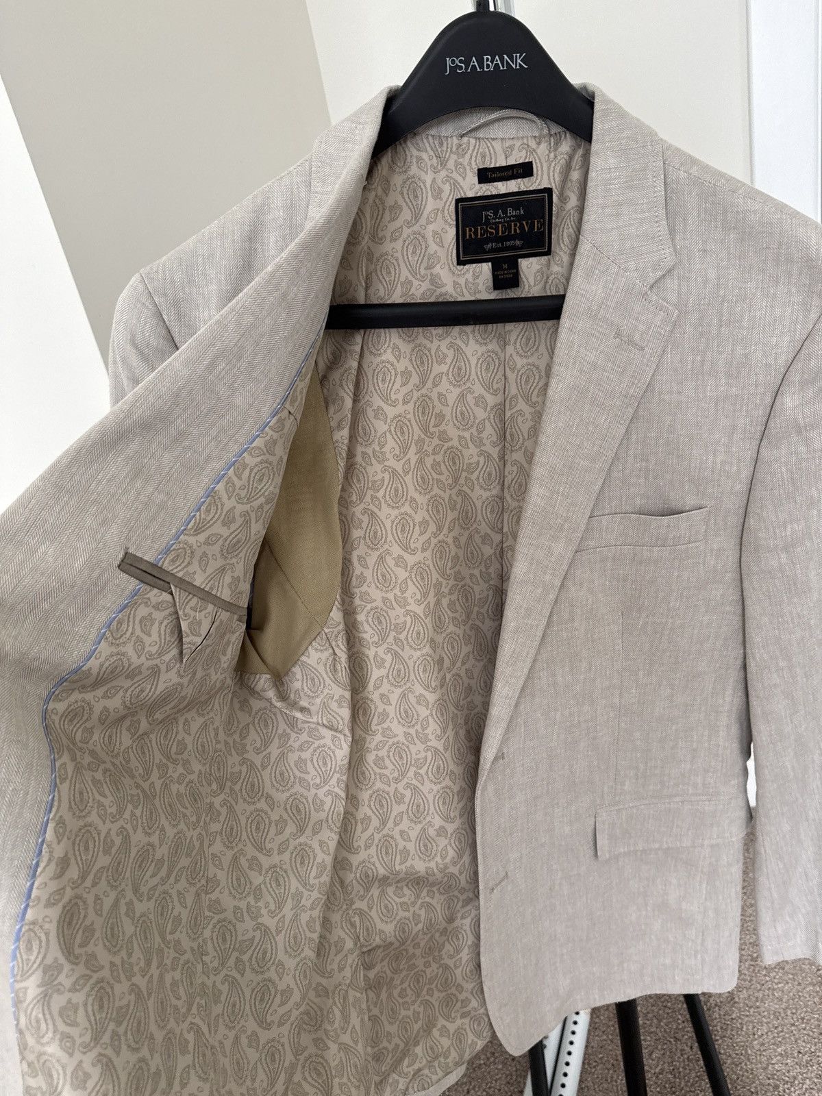 Jos. A. Bank Jos A Bank Linen Blazer Size 40R - 3 Thumbnail