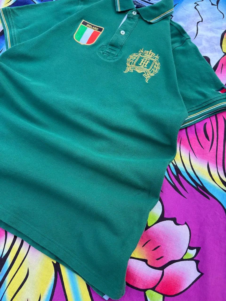 Tommy Hilfiger Tommy Hilfiger Ireland #8 polo tshirt in green Size M Size US M / EU 48-50 / 2 - 4 Thumbnail
