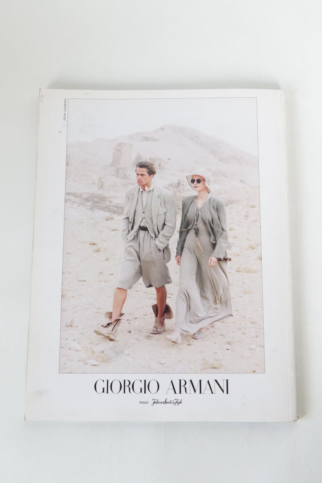 Other 94' Vogue Italia Linda Evangelista Cambia La Moda Magazine Size ONE SIZE - 2 Thumbnail