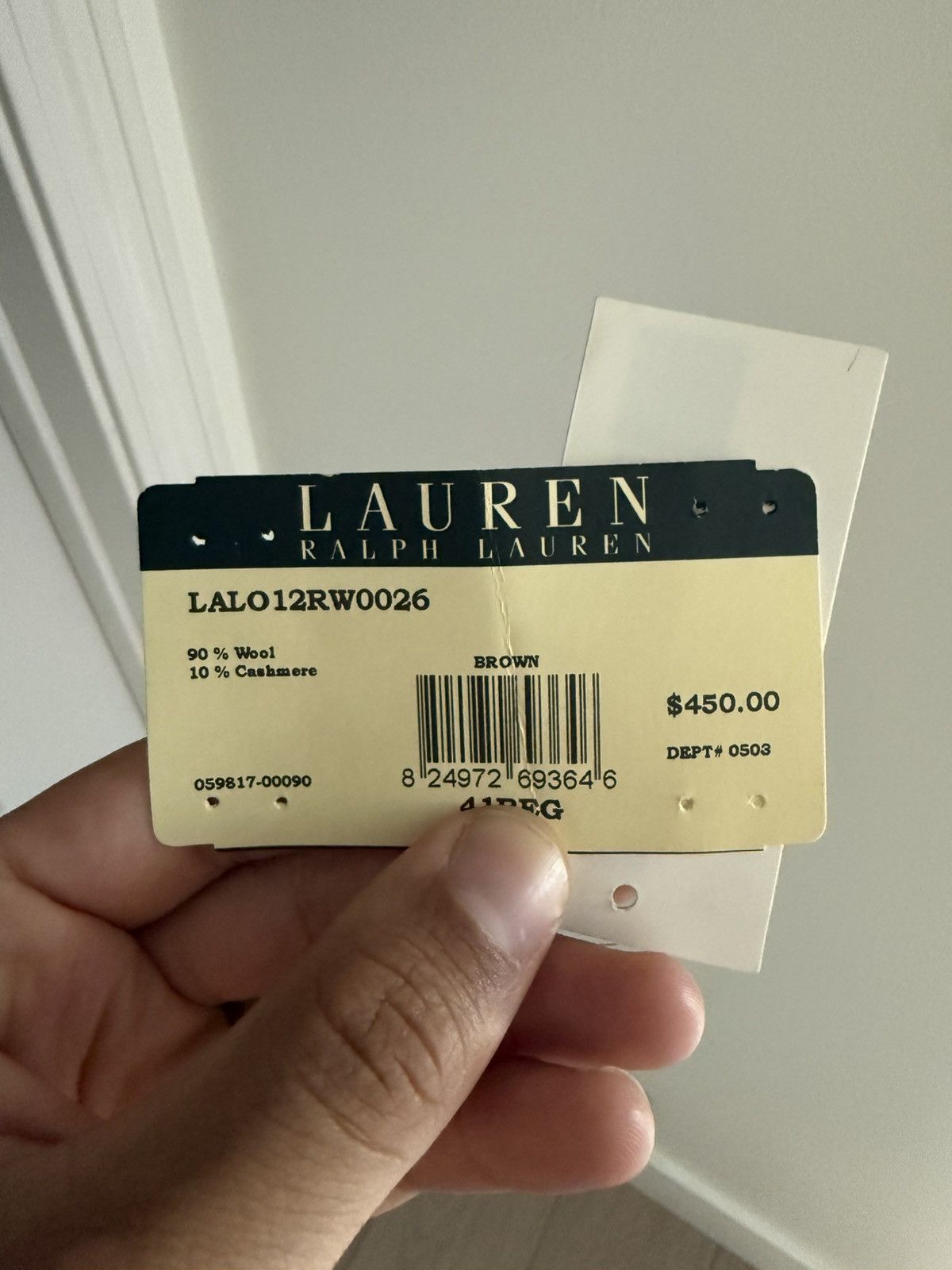 Ralph Lauren Ralph Lauren Worn Once Blazer Size 40R - 3 Thumbnail