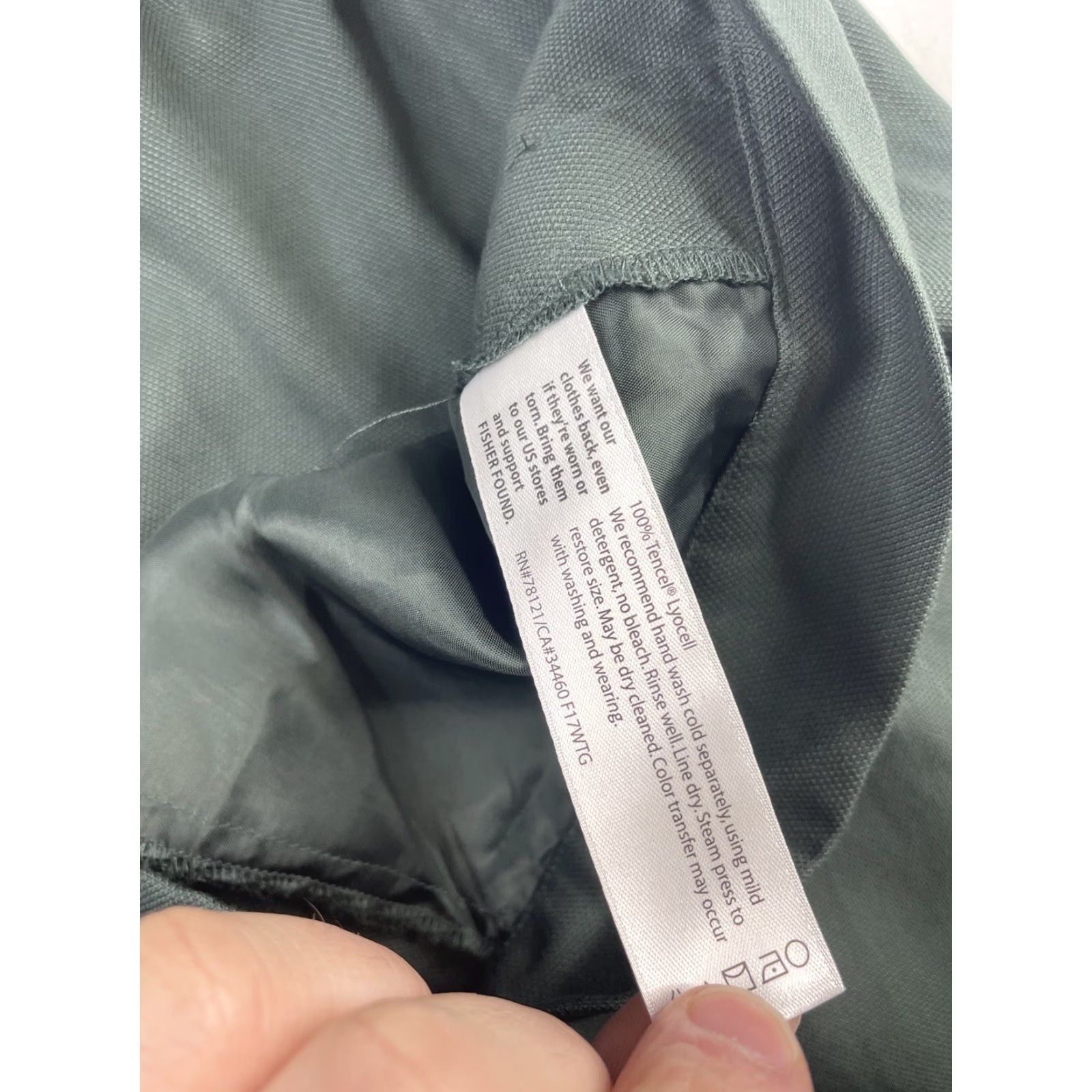 Eileen Fisher Eileen Fisher Pants Women's XL Green Lyocell Tencel Straight Leg NWT Dress Pants Relaxed Fit Size 40" / US 18 - 6 Thumbnail