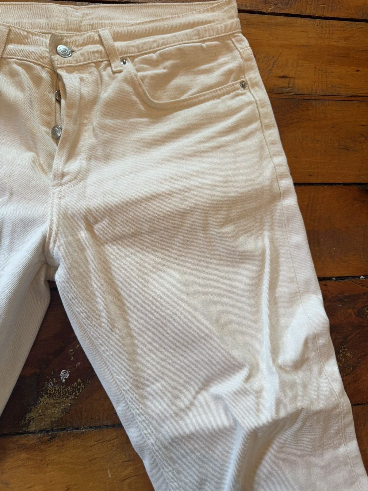 Sandro White Sandro Slim Fit Jeans Size US 32 / EU 48 - 2 Thumbnail