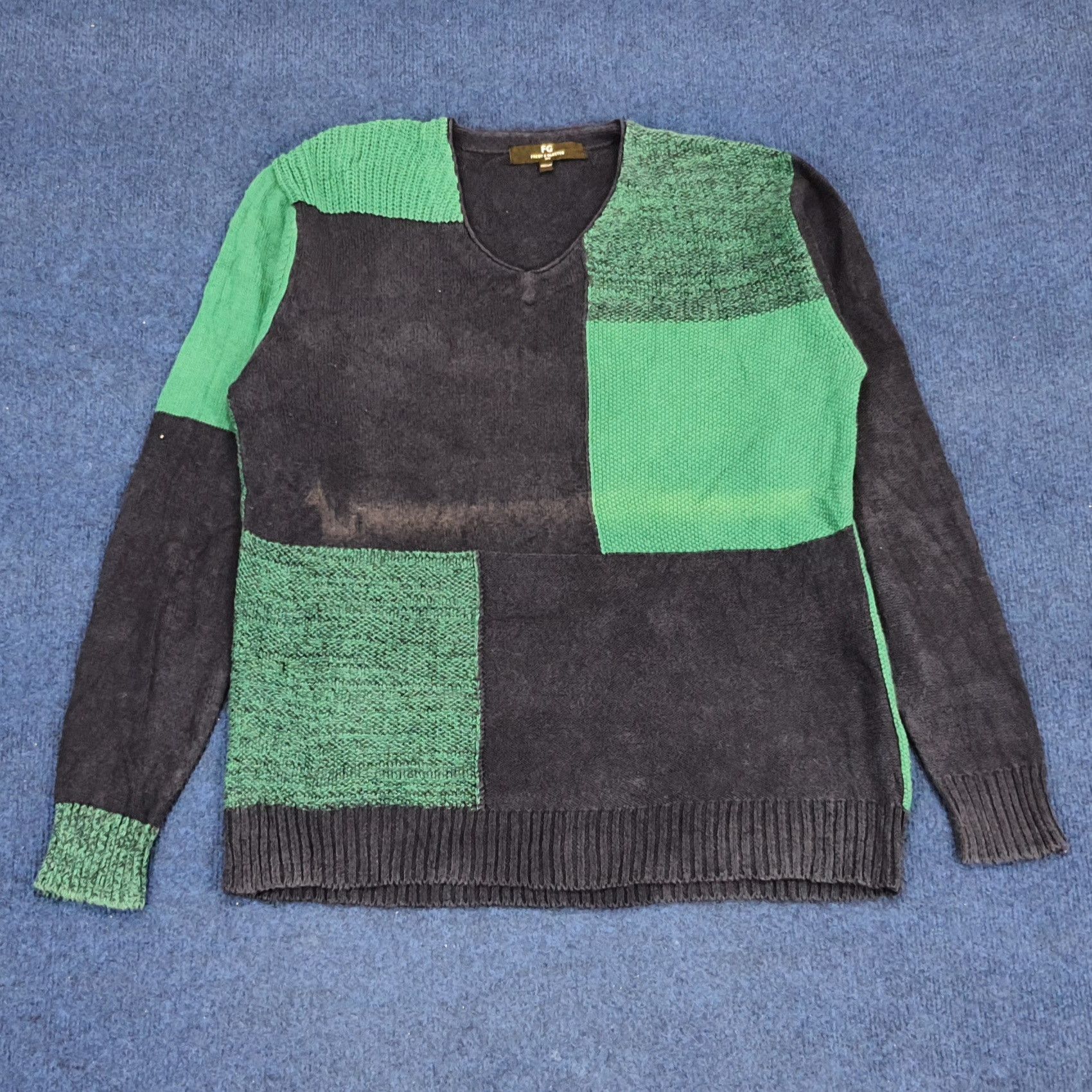 Japanese Brand × Vintage Vintage FG Fredy & Gloster Knitted Sweatshirt Size US S / EU 44-46 / 1 - 1 Thumbnail