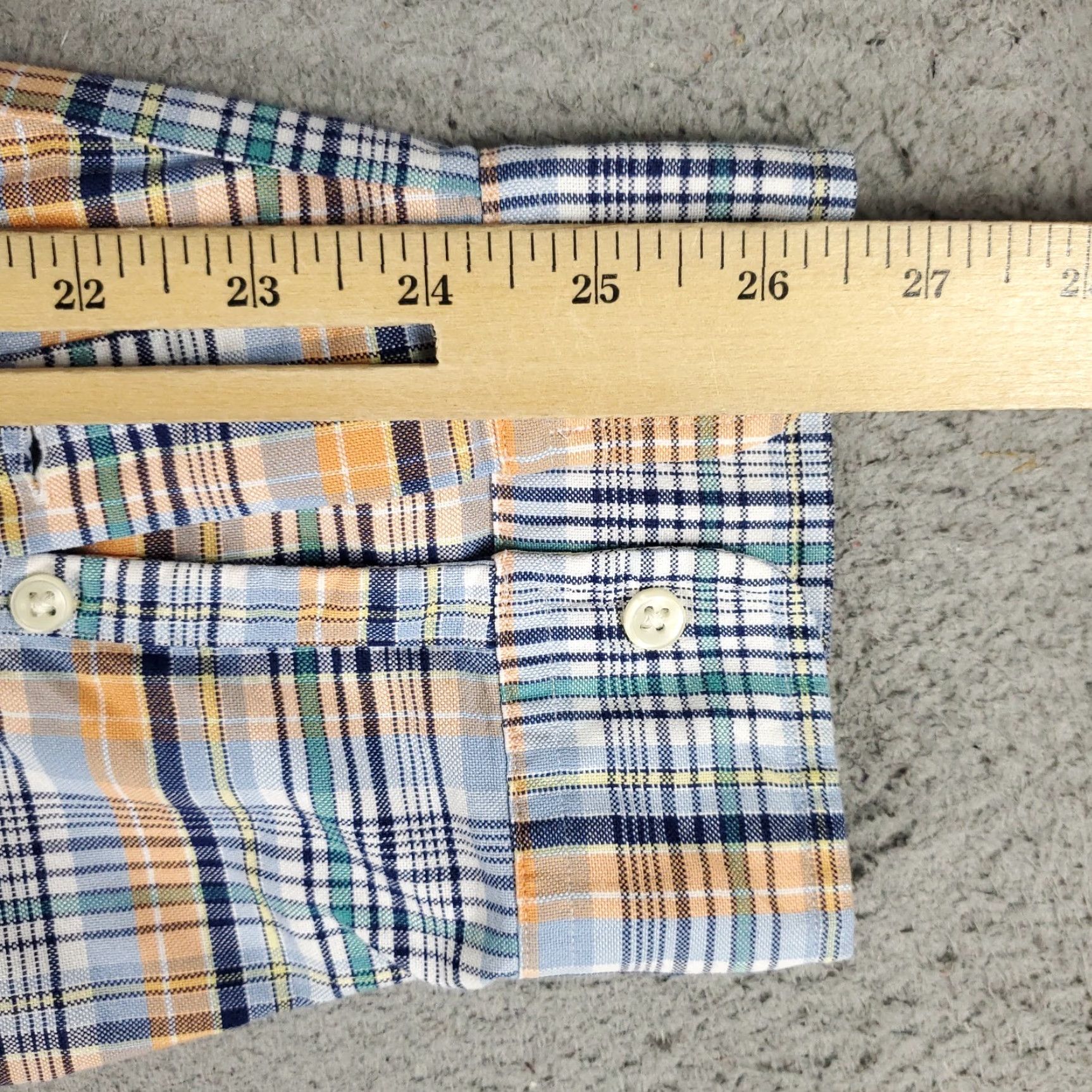 Ralph Lauren Ralph Lauren Shirt Mens XL Blue Plaid Pony Casual Button Up Long Sleeve Size US XL / EU 56 / 4 - 7 Thumbnail