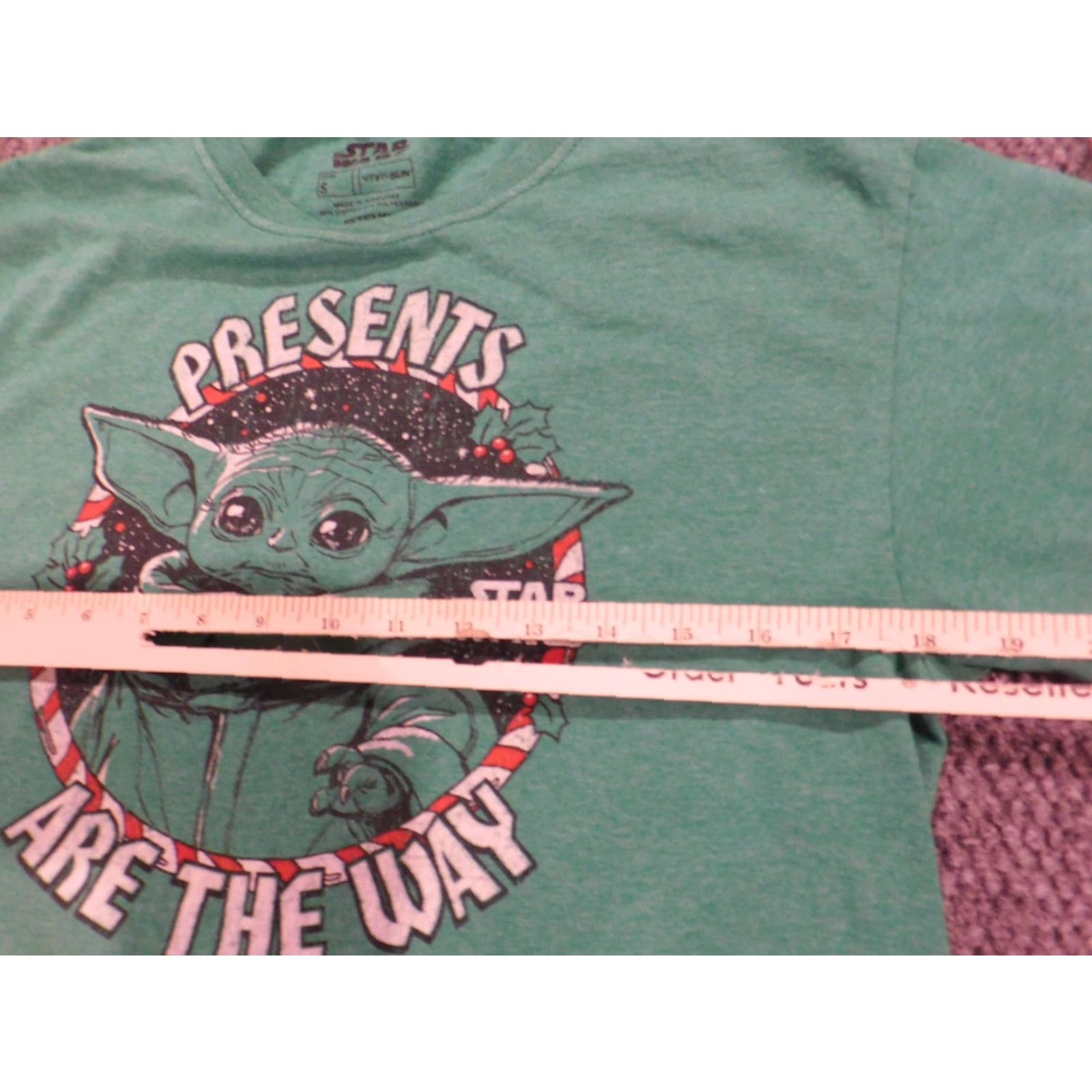 Star Wars Star Wars Shirt Men S Green Yoda Logo Graphic Knit Crew Neck Short Sleeve T-Shirt Size US S / EU 44-46 / 1 - 6 Thumbnail