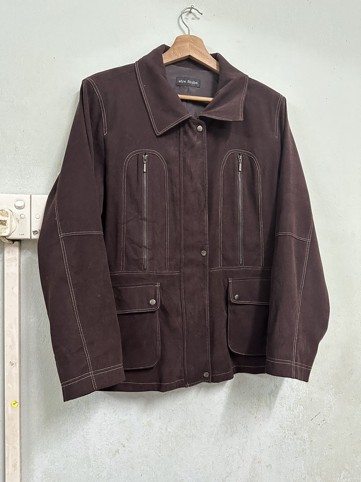 Japanese Brand 👹Vintage Etre Furbe Rare Design Utility Jacket Size US M / EU 48-50 / 2 - 6 Thumbnail