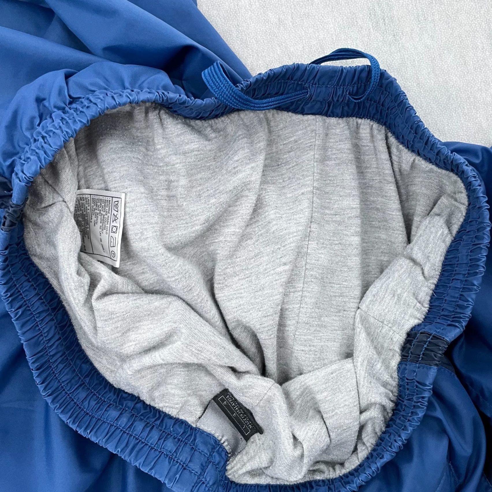 Nike VINTAGE Nike Pants Adult Large Blue Jogger Pockets Drawstring Logo Mens L Size US 33 - 7 Thumbnail