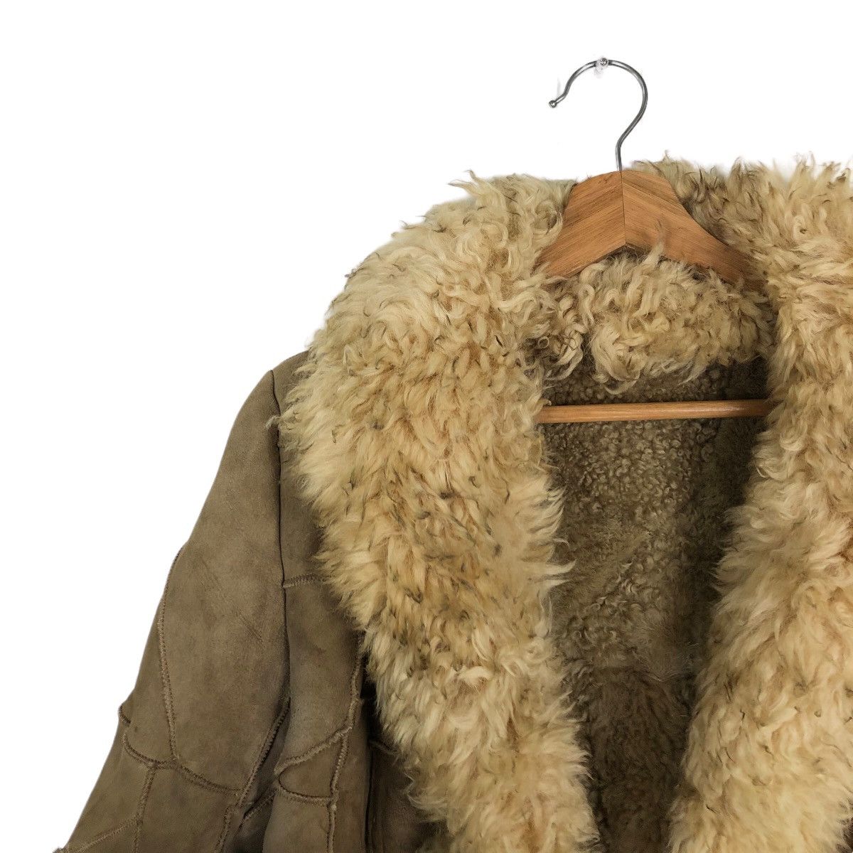 Genuine Leather 🔥90’s RARE GENUINE SUEDE LEATHER JACKET MINK FUR LINING Size US M / EU 48-50 / 2 - 7 Thumbnail