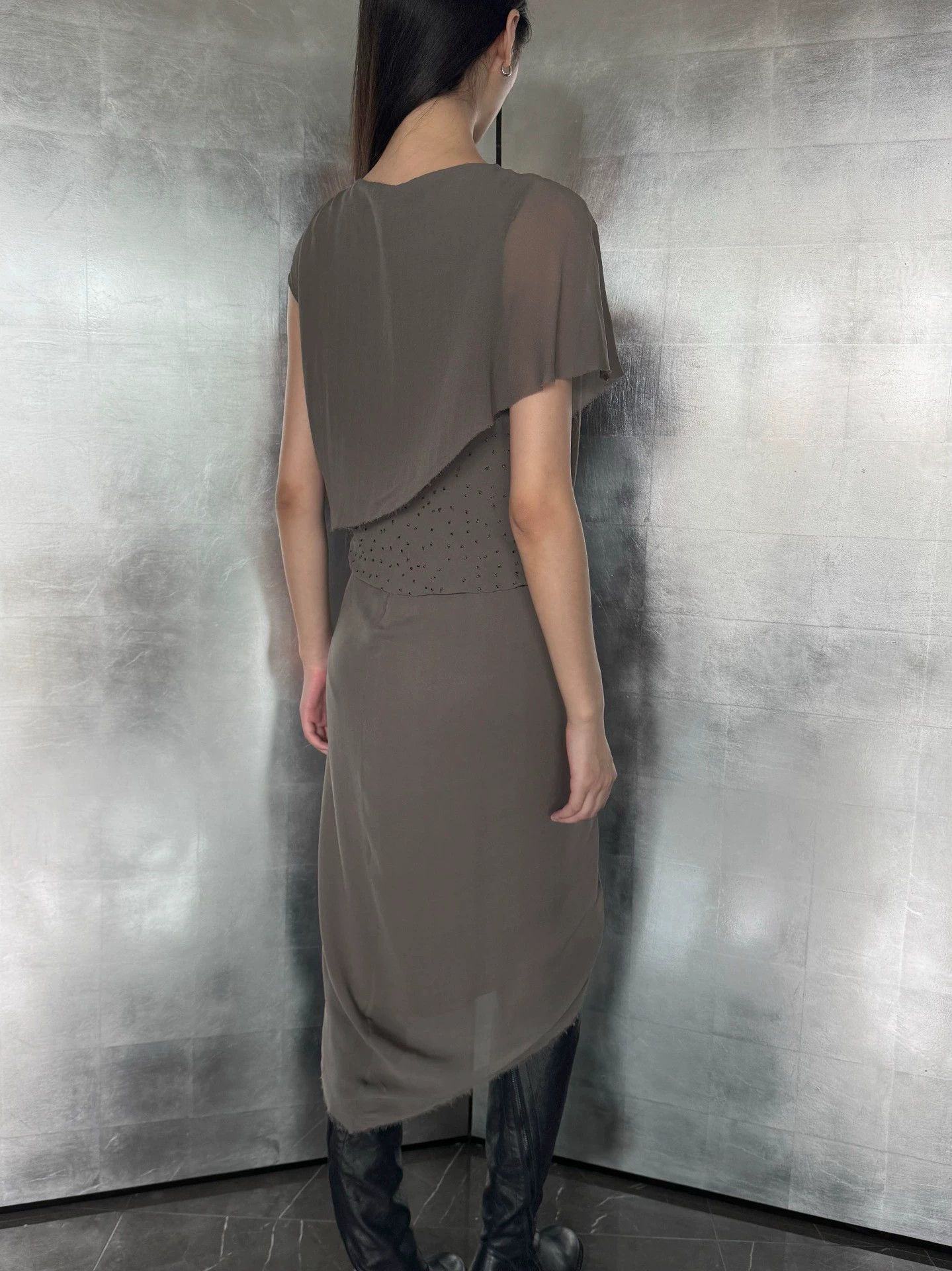 Helmut Lang Helmut Lang Vintage Double Mesh Two-Piece Dress size 2 Size XS / US 0-2 / IT 36-38 - 6 Thumbnail