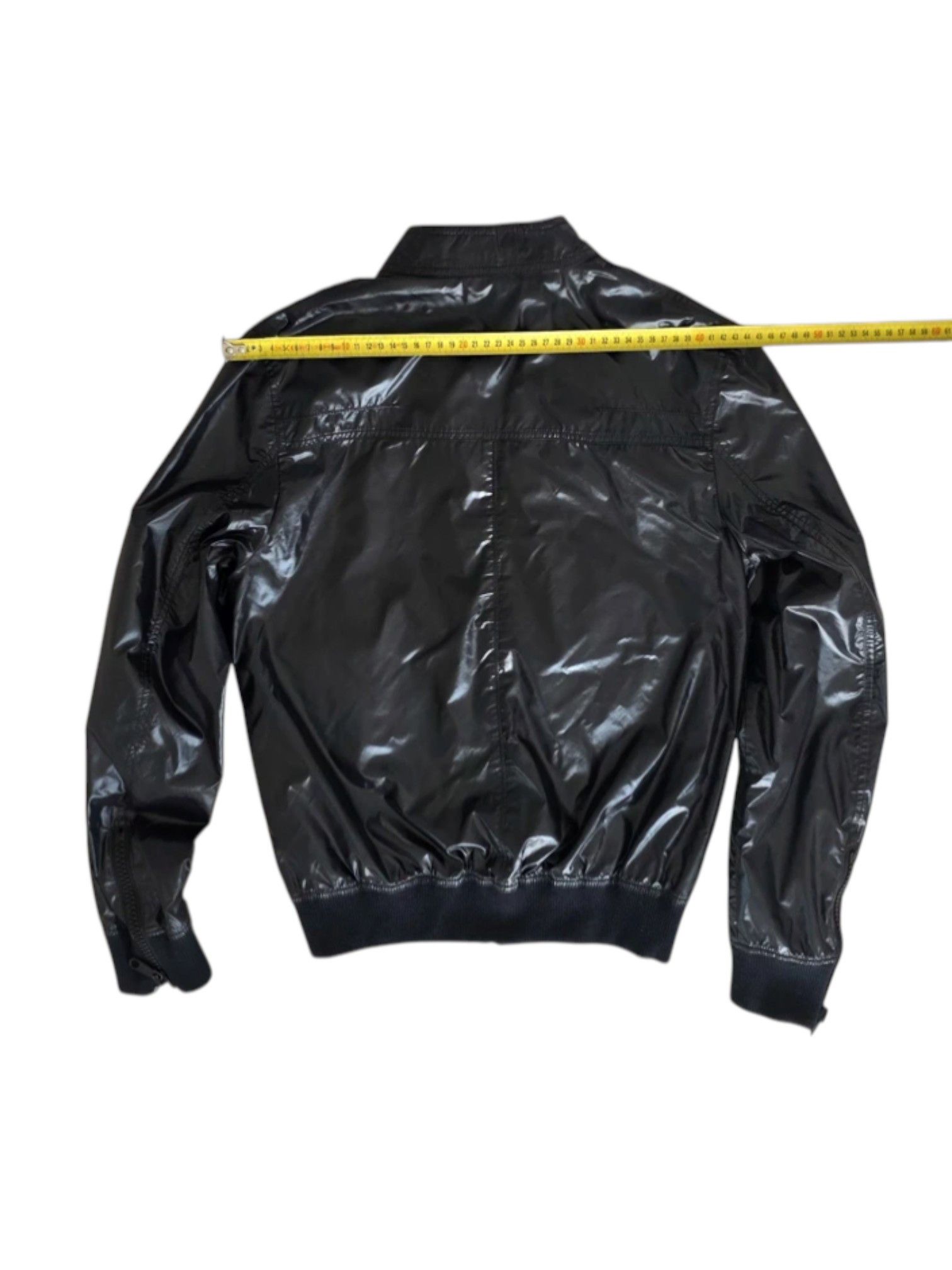 Dior Dior Homme Black Gloss Polyamide Zip Jacket Size US S / EU 44-46 / 1 - 7 Thumbnail